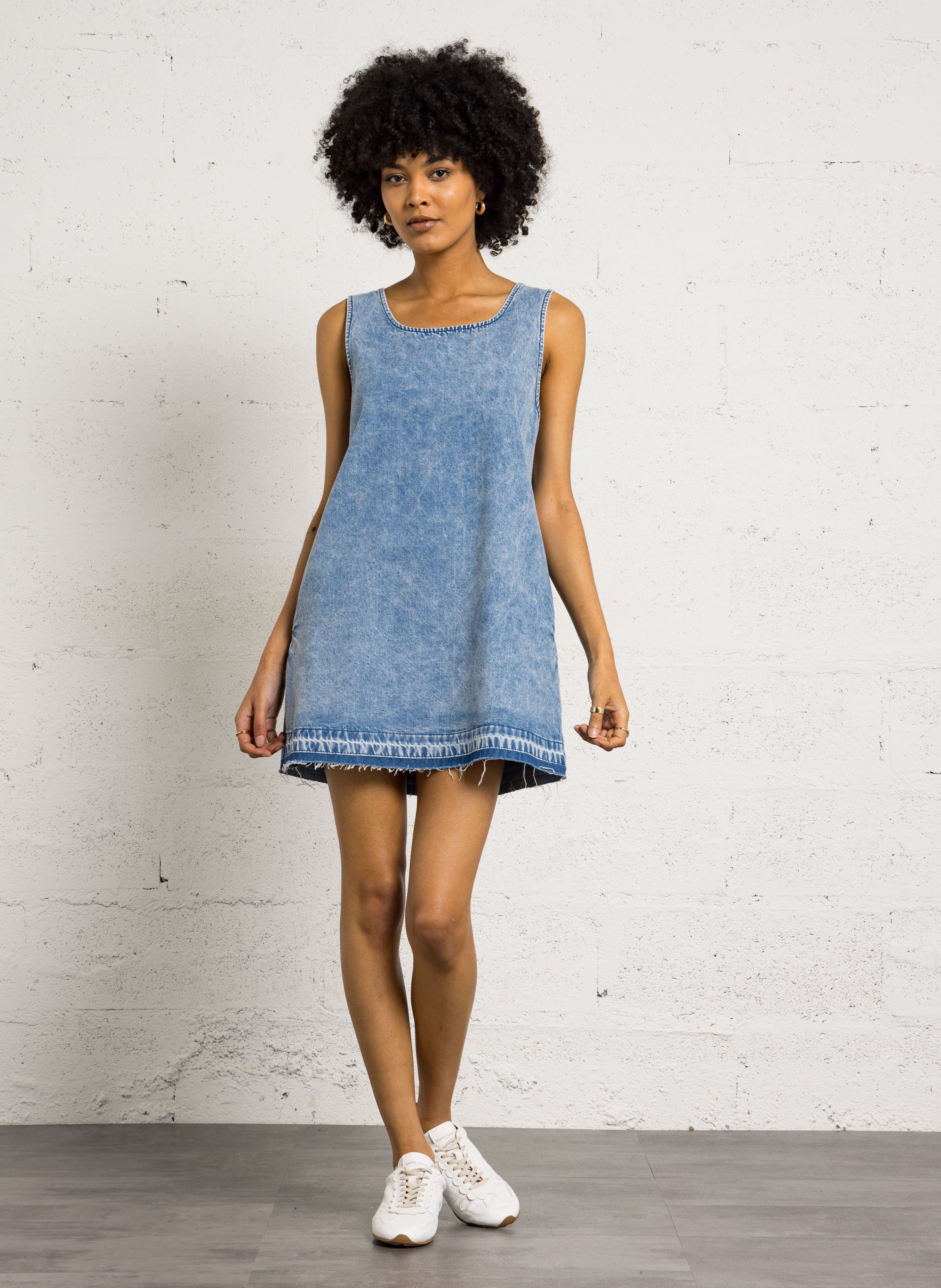 Cotton flared dress BELLEROSE Pink