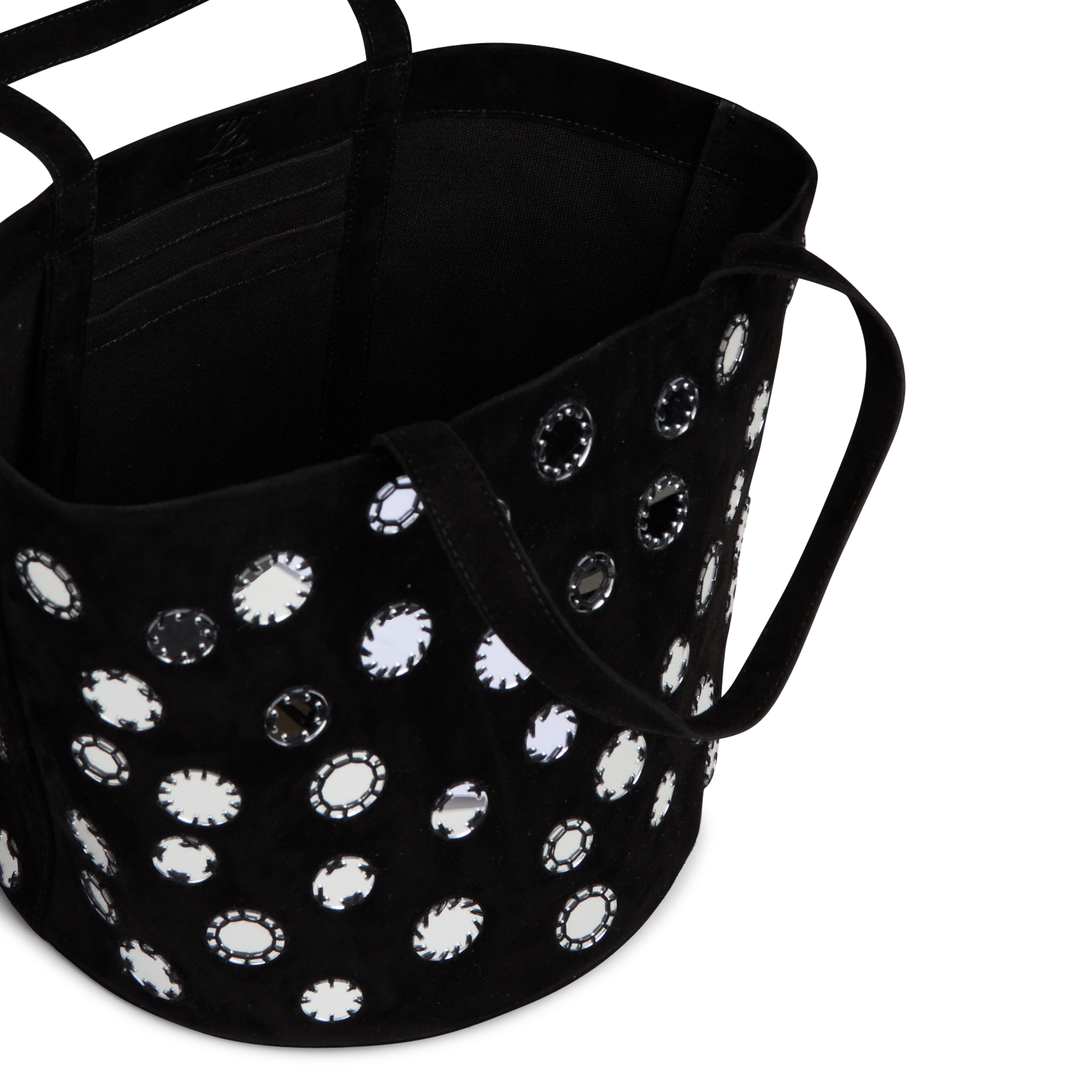 Leather tote bag LAURENCE BRAS Black