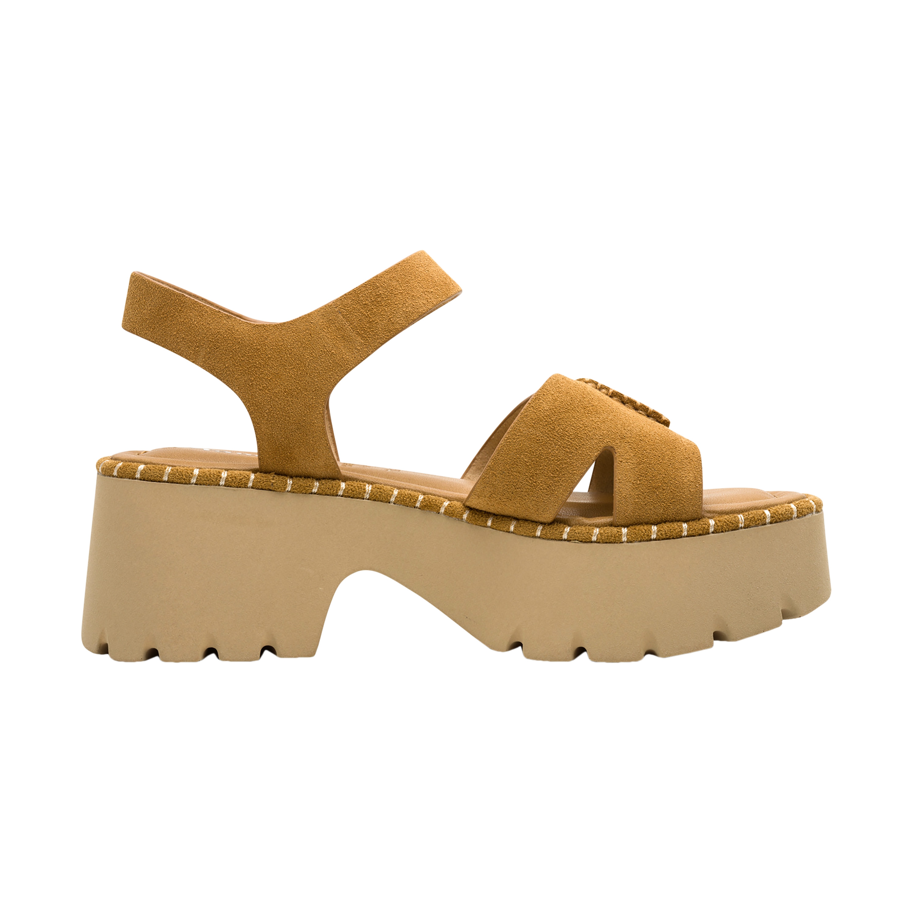 Leather high heel sandals TAMARIS Brown