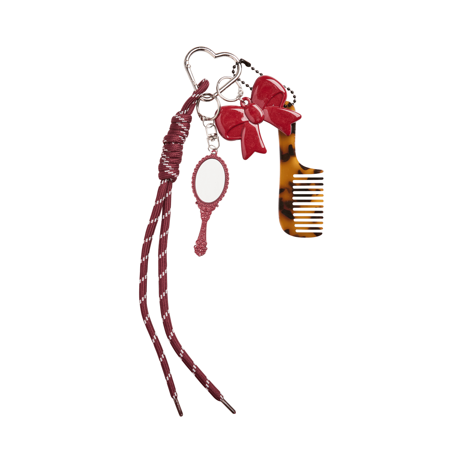 Porte-clés PIECES Rouge