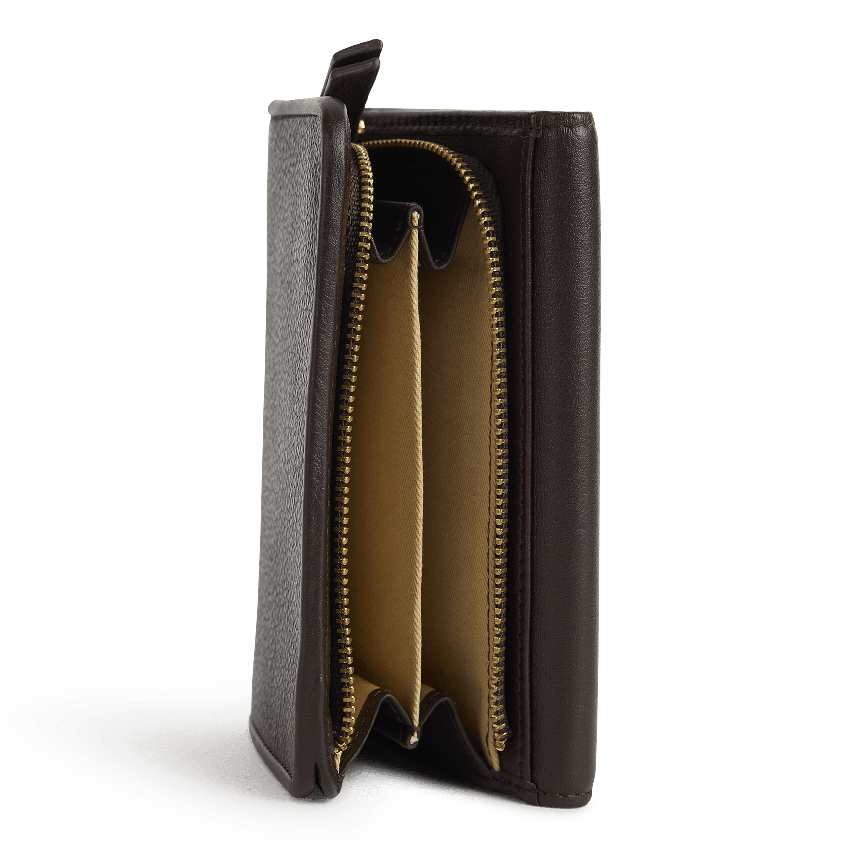 Portefeuille en cuir NAT & NIN Marron