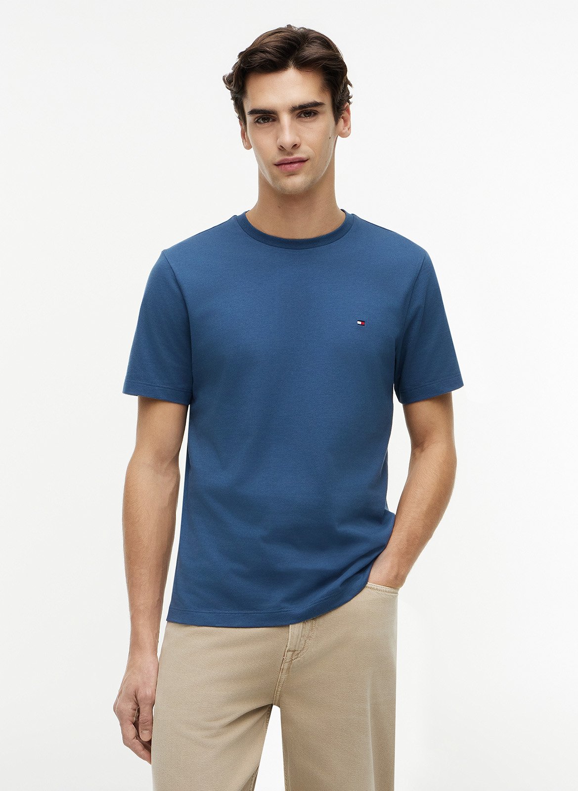 Round-neck cotton T-shirt TOMMY HILFIGER
