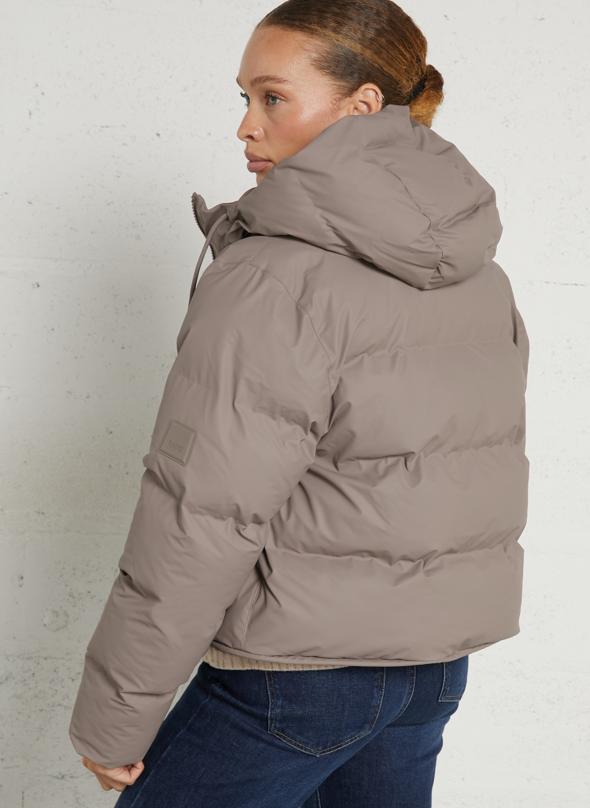 Brookvale Hoody - Daunenjacke RAINS Beige