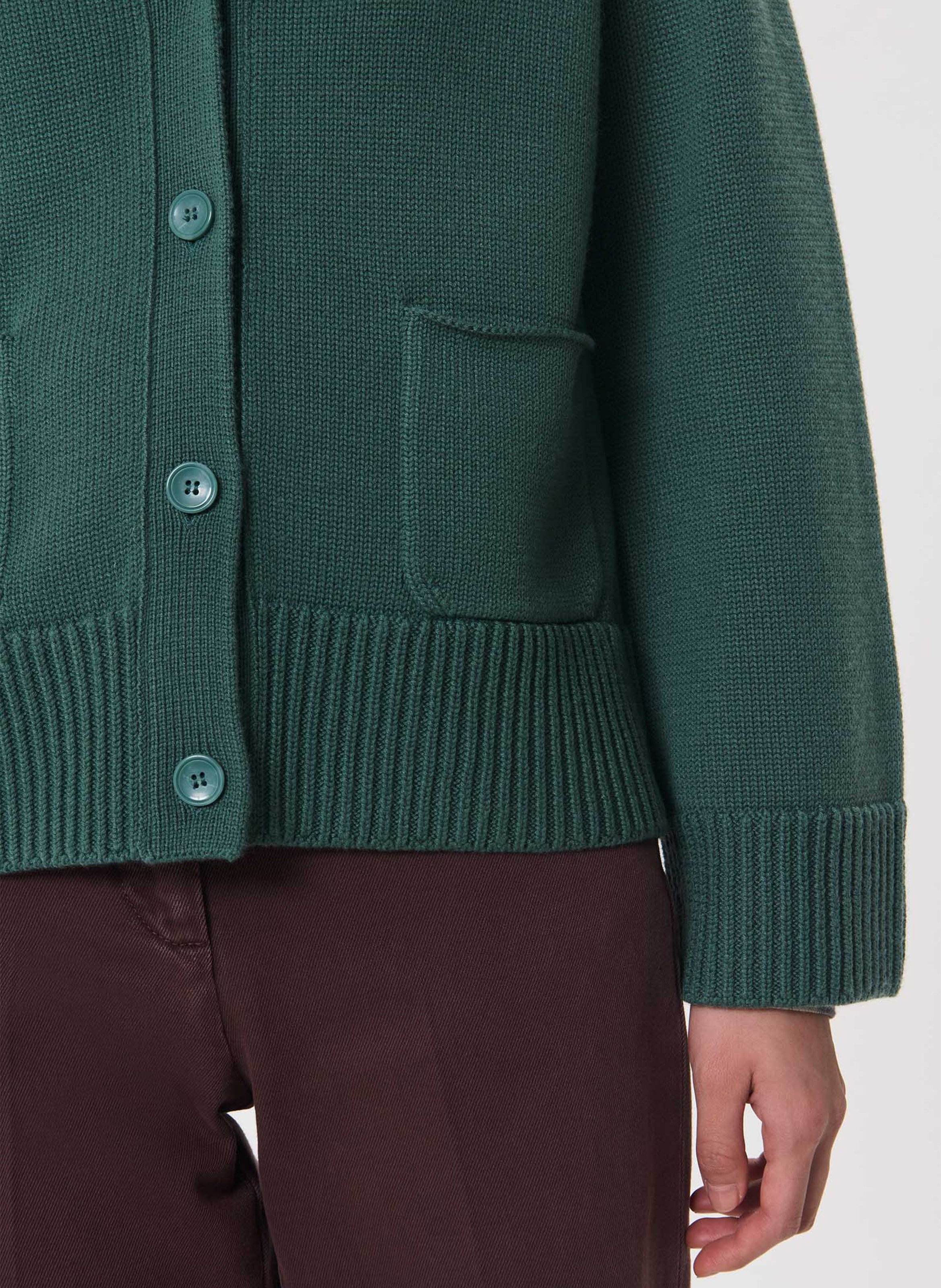 V-neck cardigan | Green TARA JARMON Women