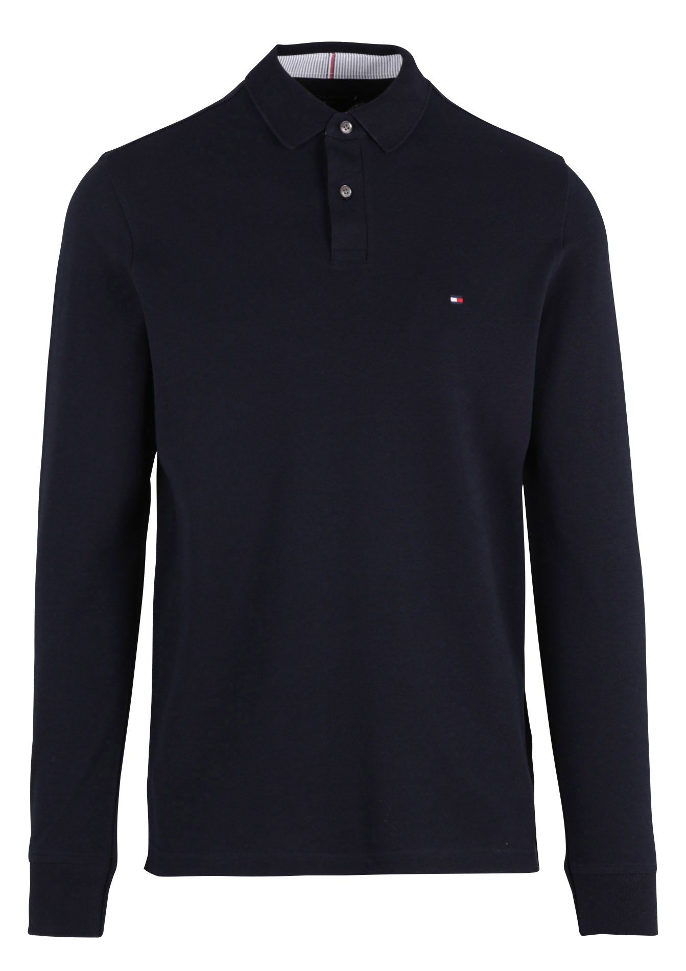 Polo regular-fit en coton bio mélangé  TOMMY HILFIGER Bleu
