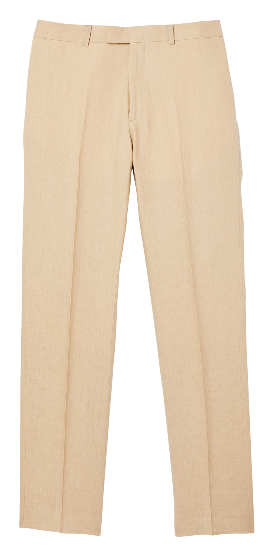 Pantalon droit en lin BeigeSANDRO