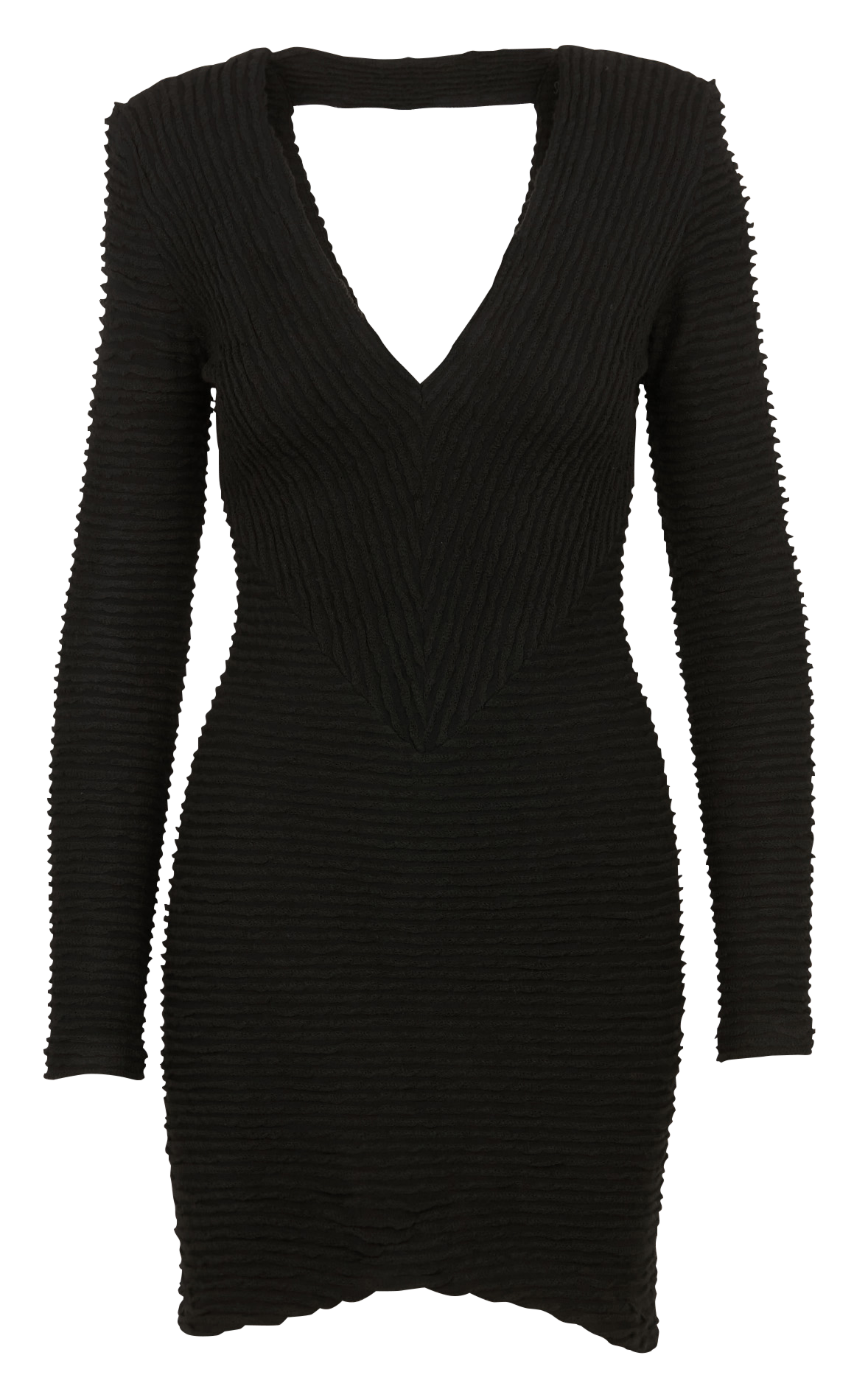 Fitted dress with V-neck IRO Black