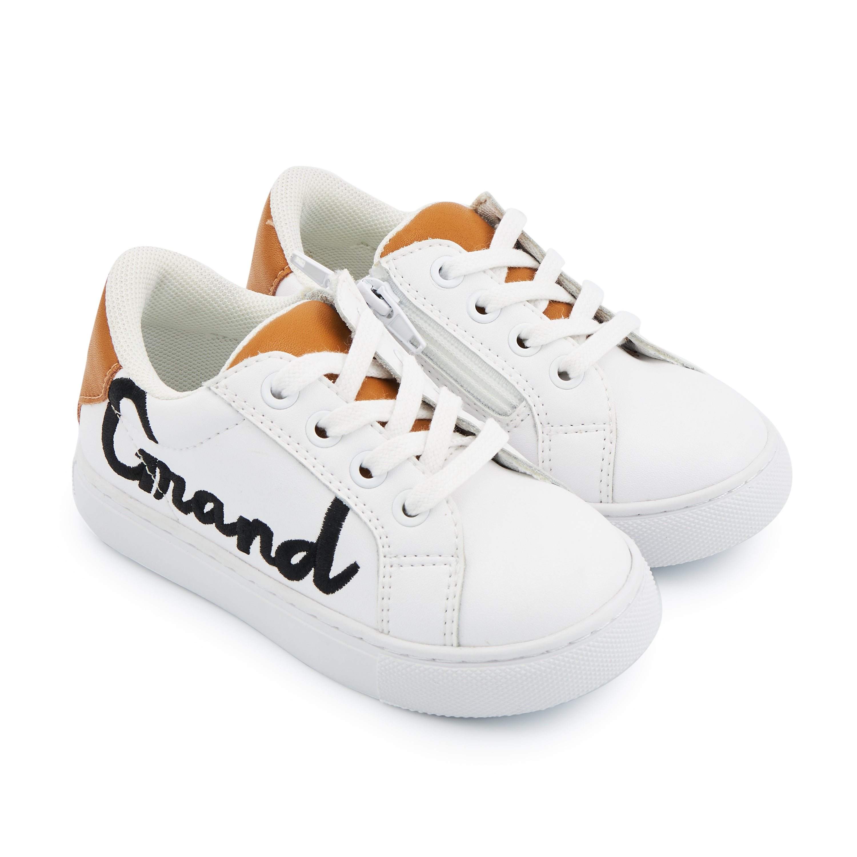Leather sneakers BONS BAISERS PARIS White