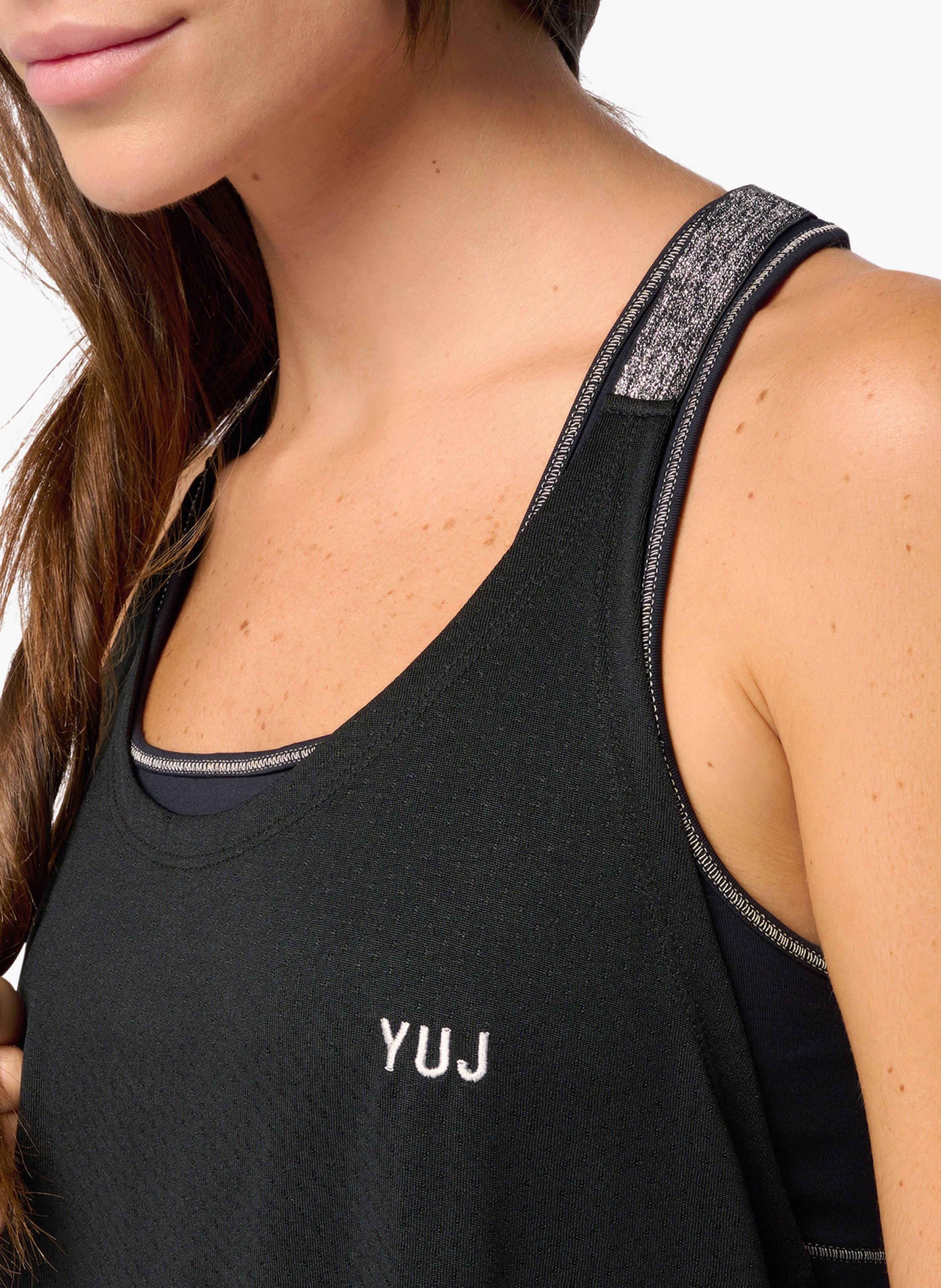 Débardeur de sport YUJ YOGA PARIS Noir
