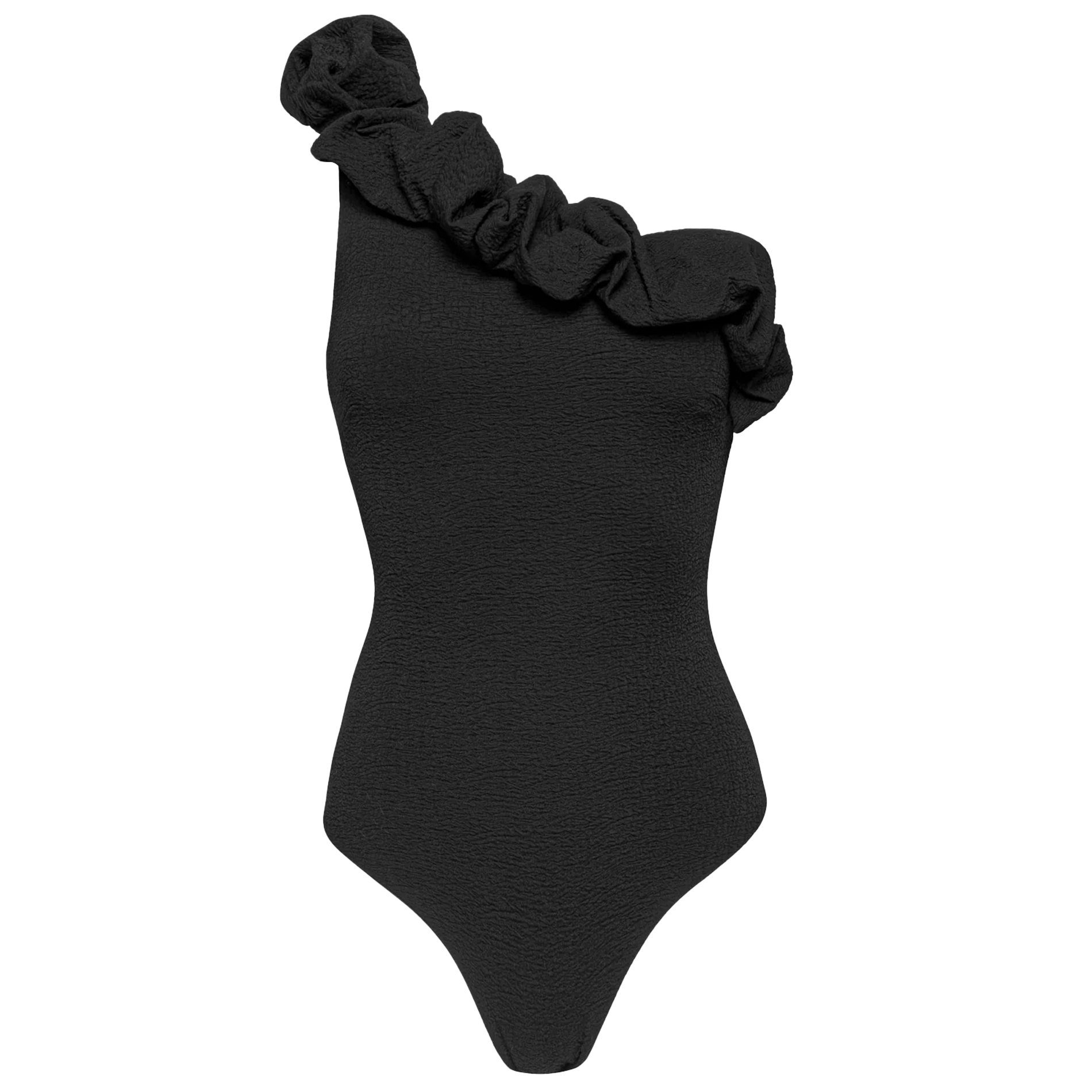 Maillot de bain une pièce volanté UNDRESS CODE Noir