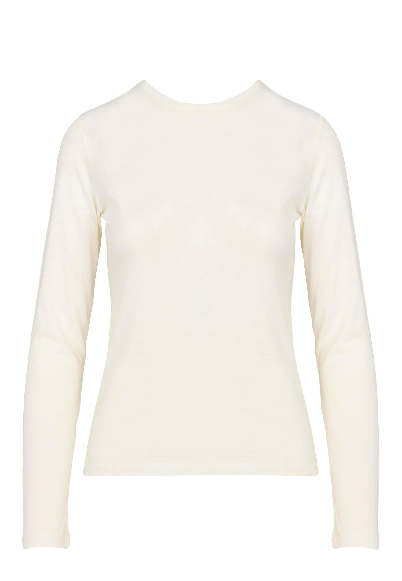 Rollkragen-T-Shirt aus baumwolle und kaschmir Nacre Majestic