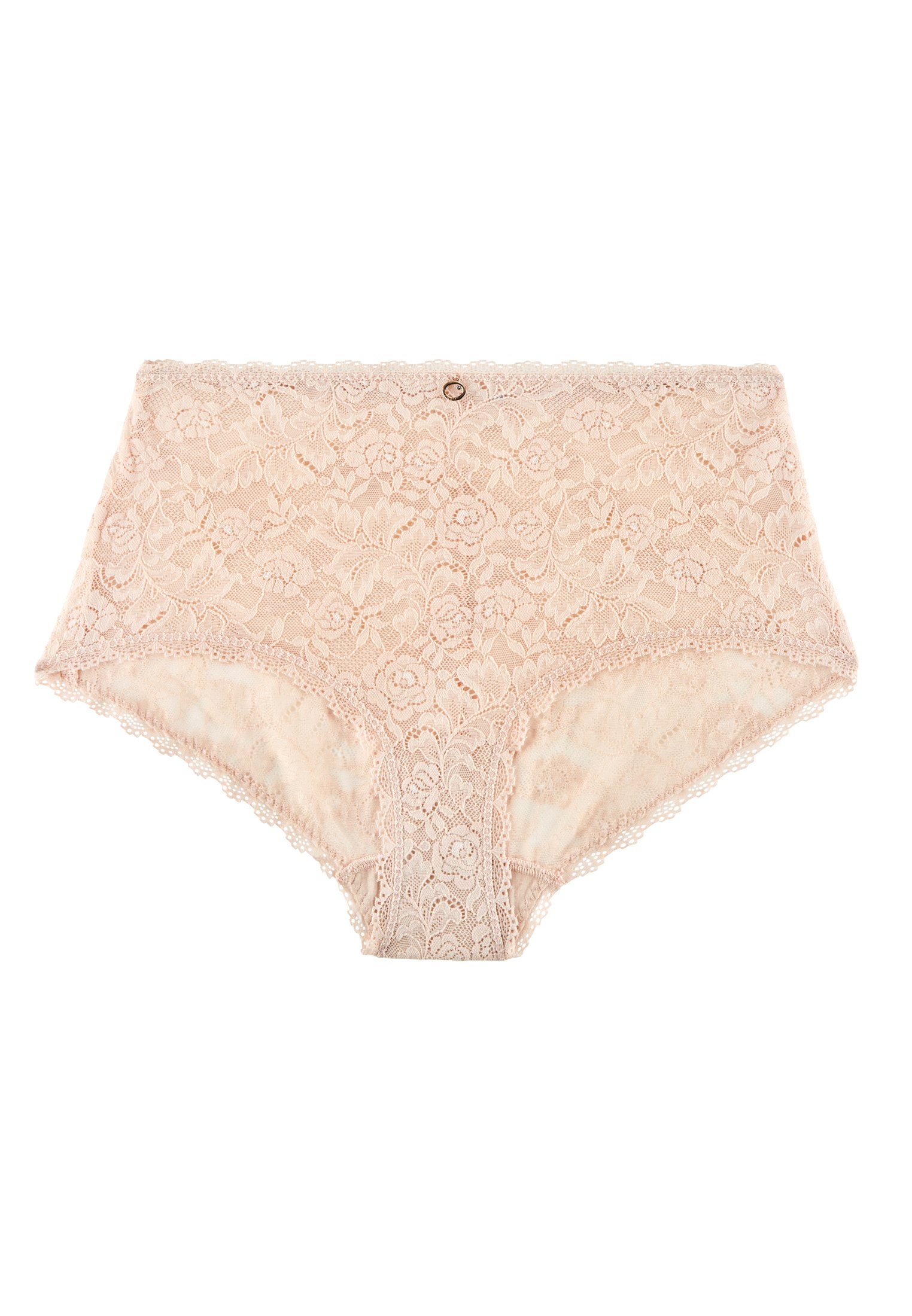 High-waisted lace panties AUBADE Pink
