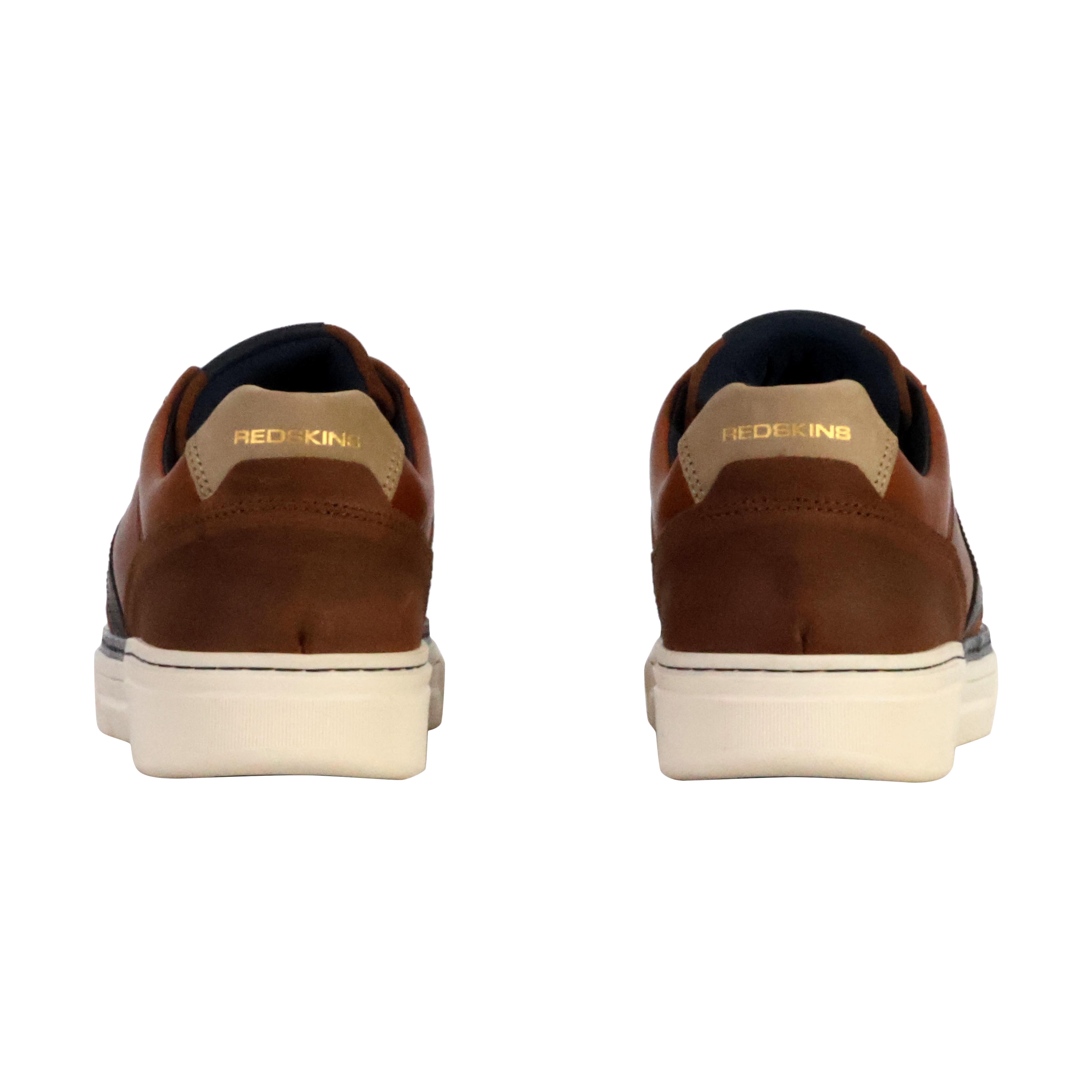 Leather sneakers lermi REDSKINS Brown
