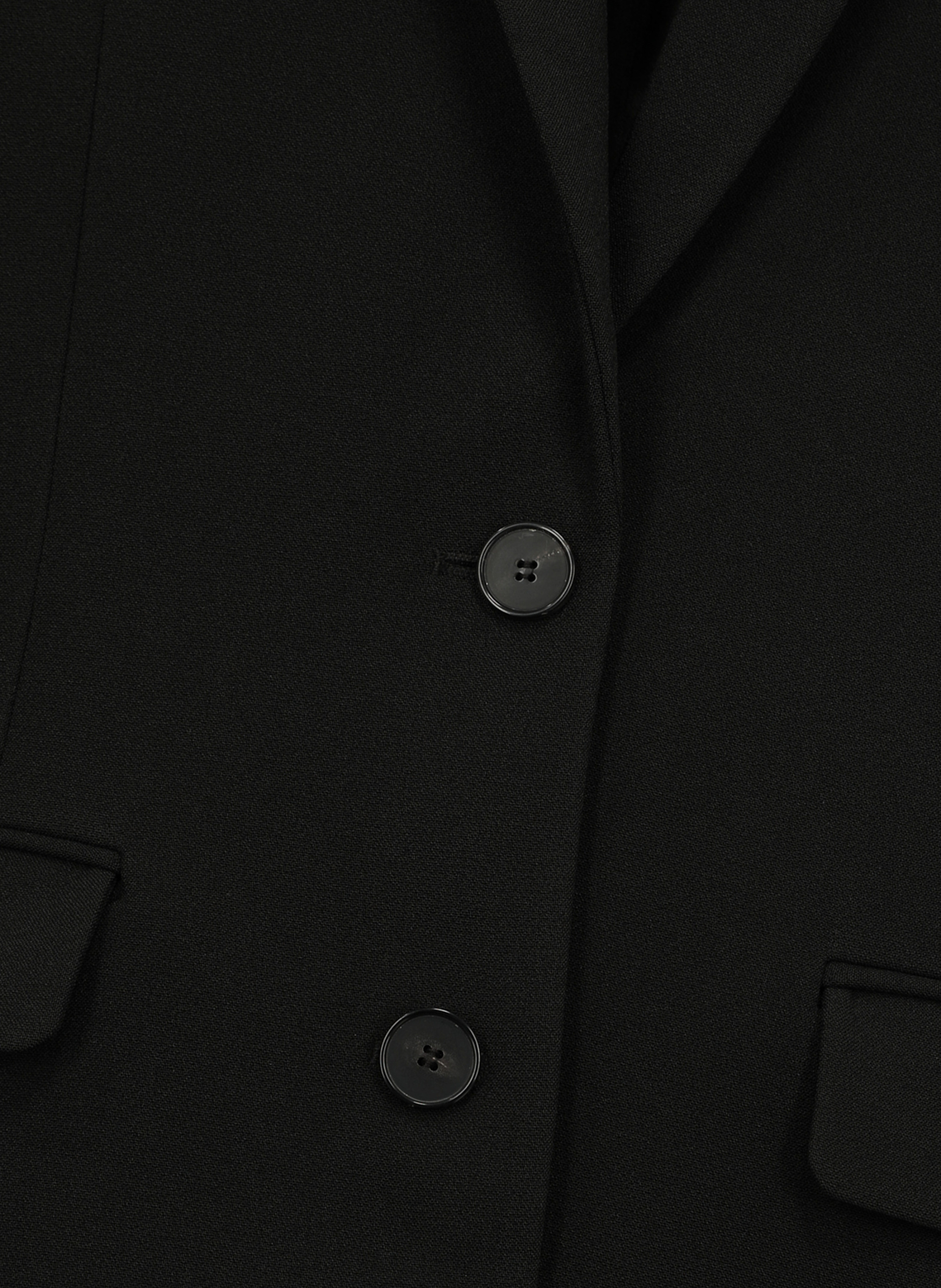 Straight-cut crepe blazer THE KOOPLES Black