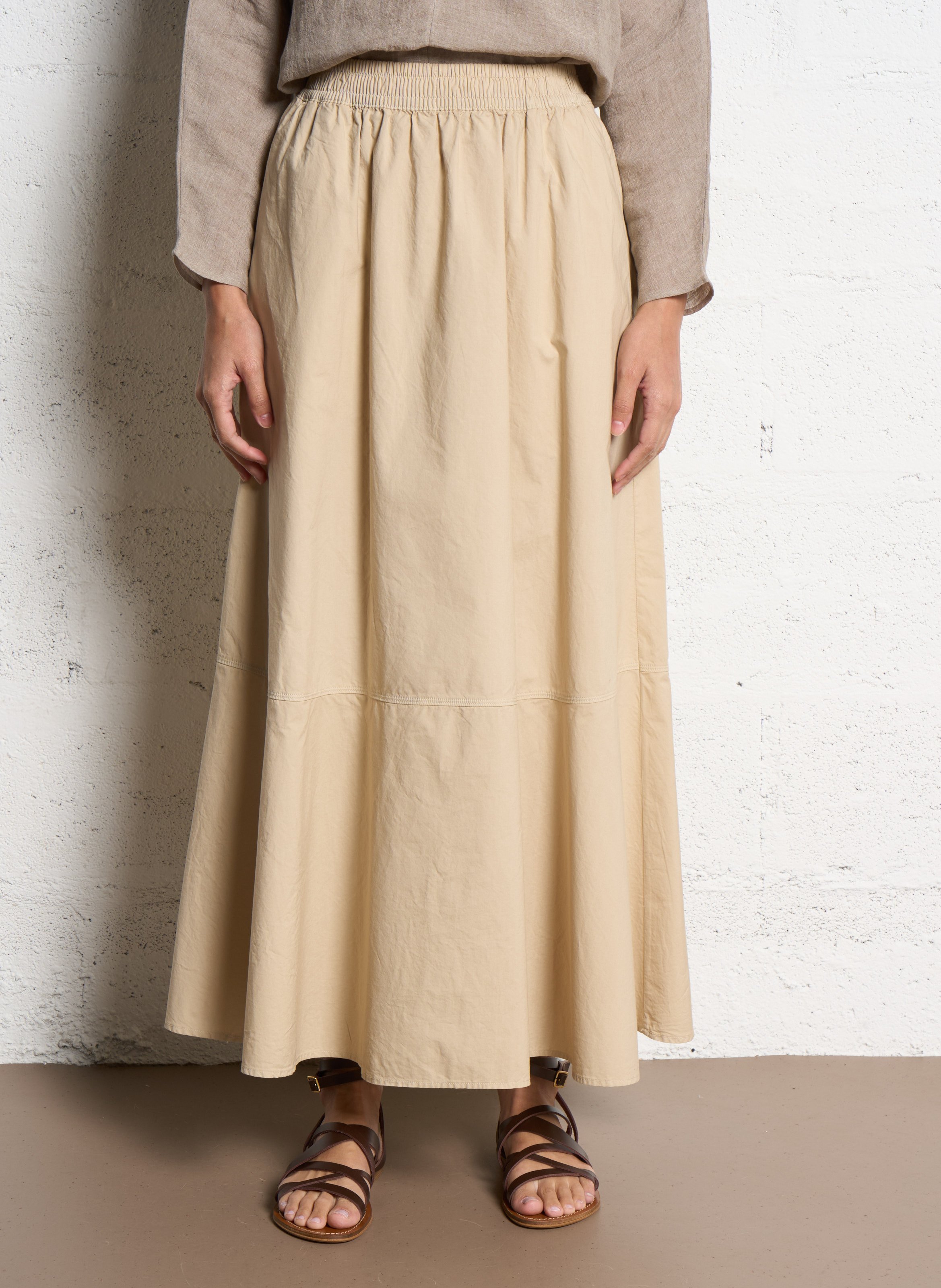 Jupe évasée en coton bio RUE DE TOKYO
