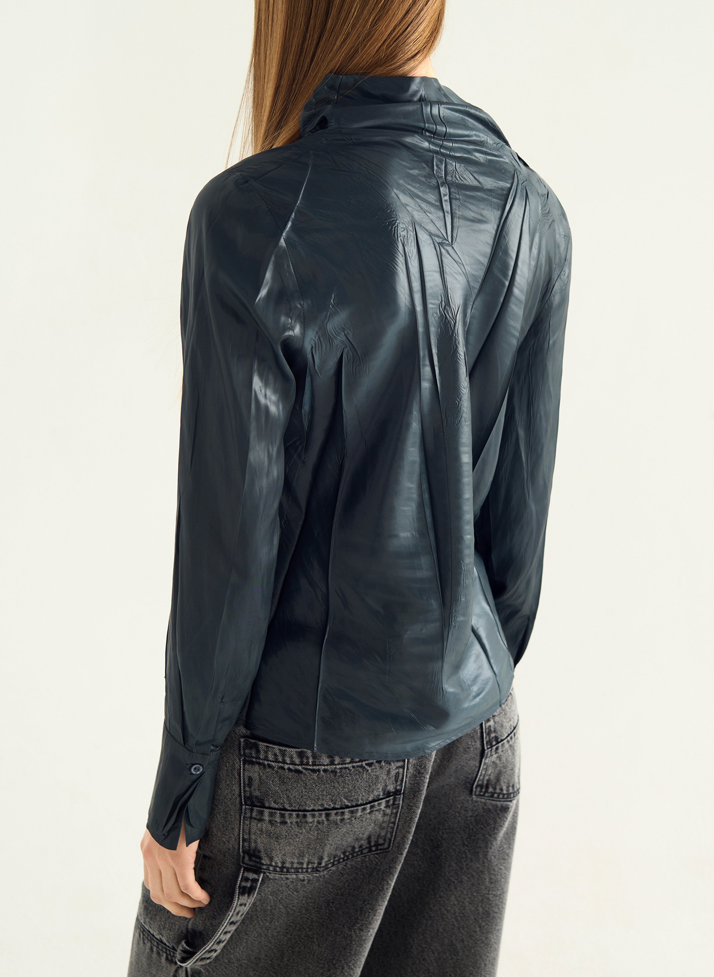 Turtleneck top COTELAC Green