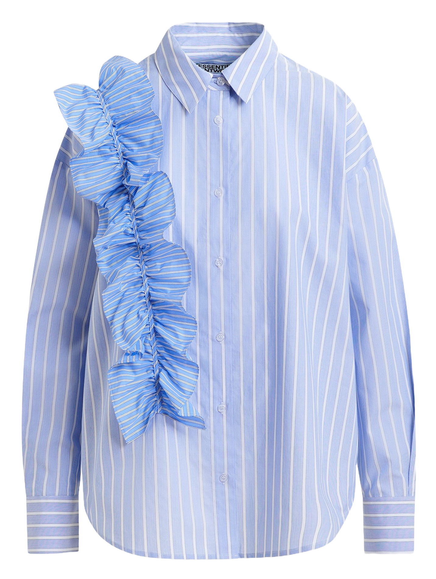 Chemise col classique en coton ESSENTIEL ANTWERP Bleu