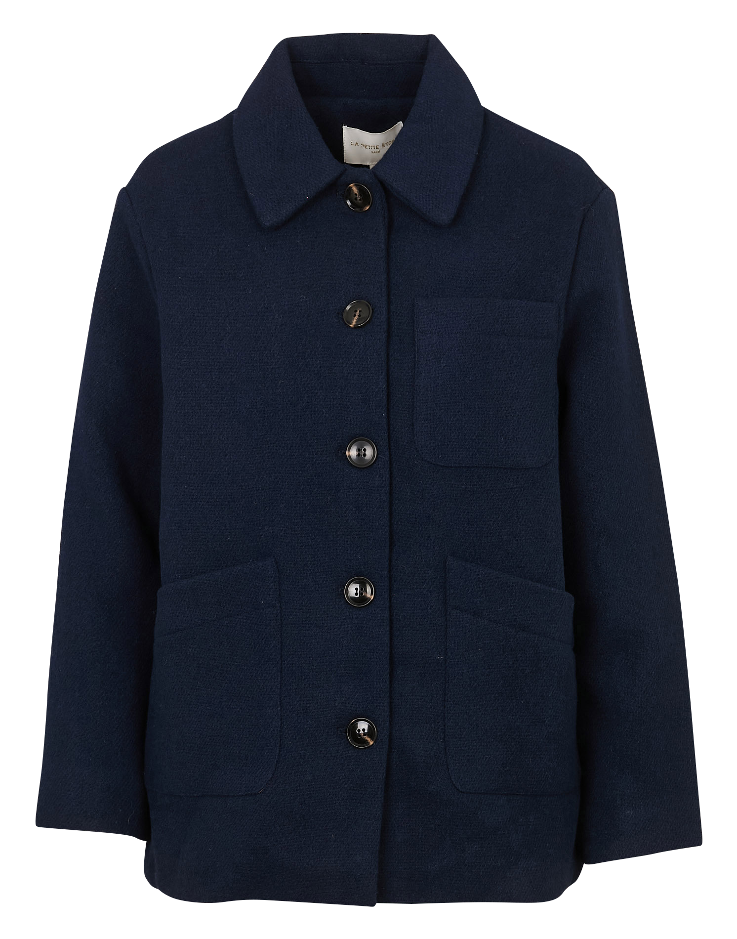 Manteau col classique  LA PETITE ETOILE Bleu
