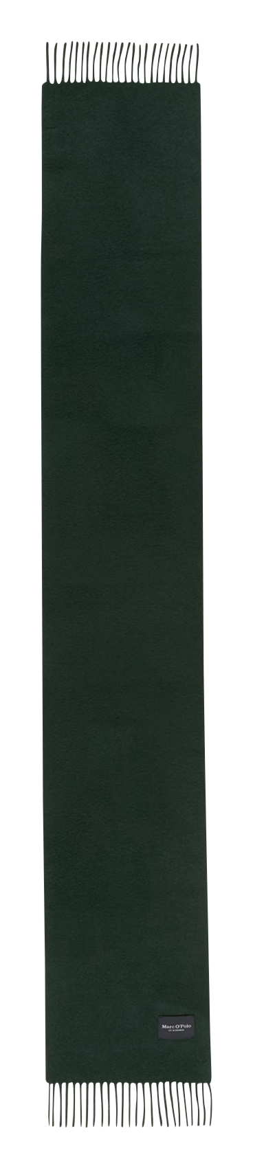 Echarpe unie à franges en laine MARC O'POLO Vert