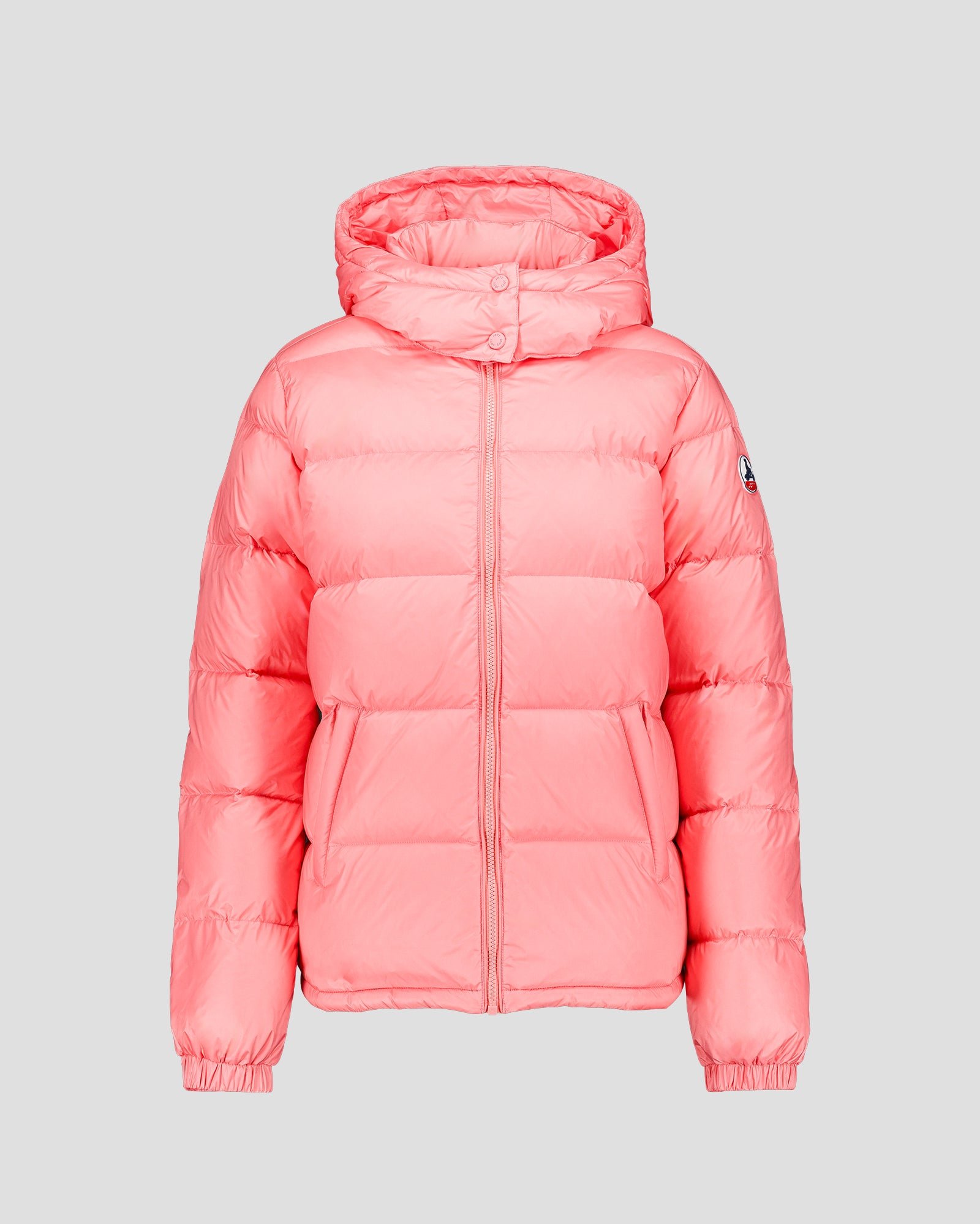 Puffer jacket for extreme cold, Prague style. JOTT Pink