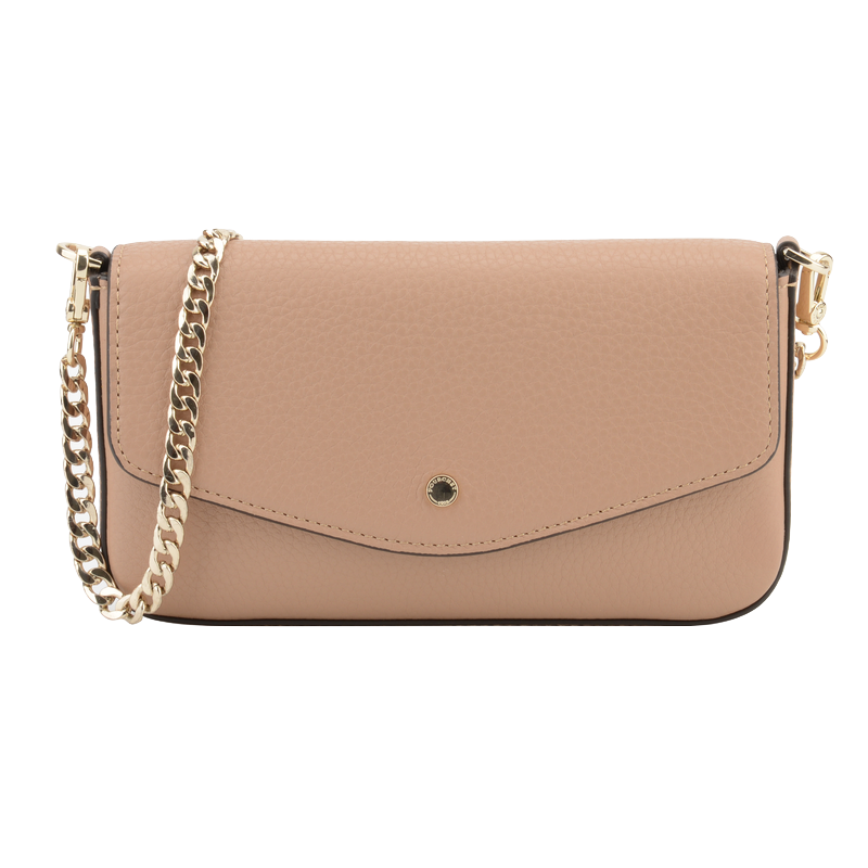 Club | Mastic clutch bag POURCHET Brown
