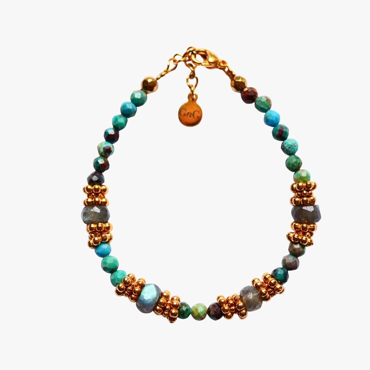 Labradorite bracelet GINANDGER Green