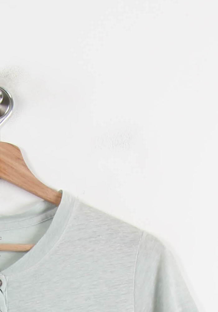 Tommy Badge T-shirt MAJESTIC FILATURES - SECONDE MAIN Grey