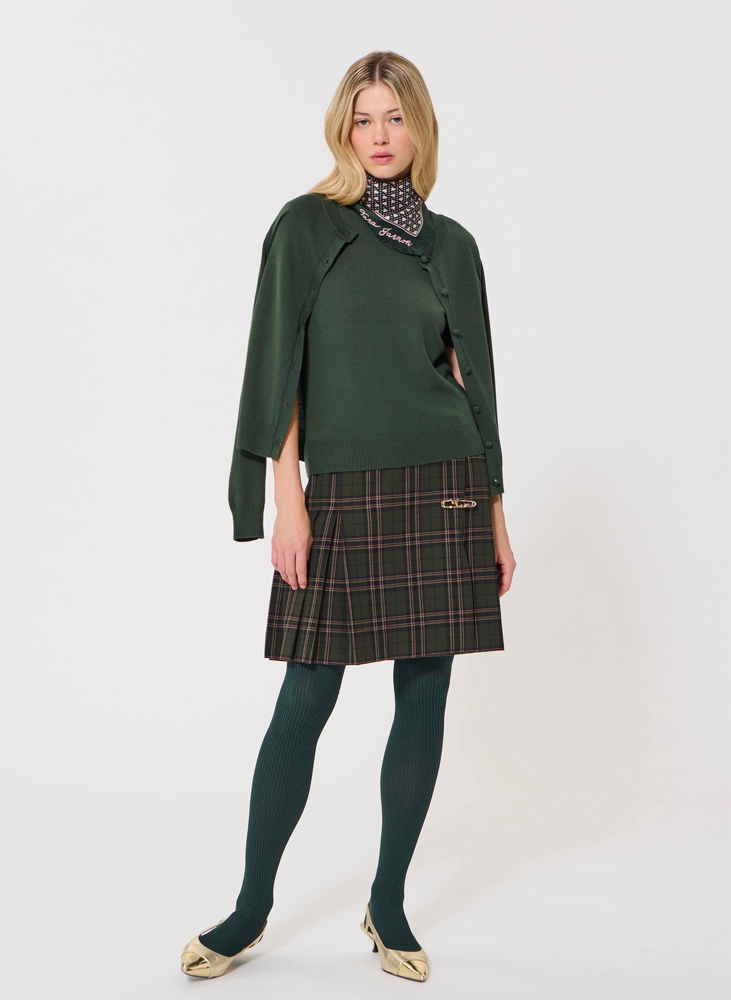 Maglione a girocollo in lana TARA JARMON Verde