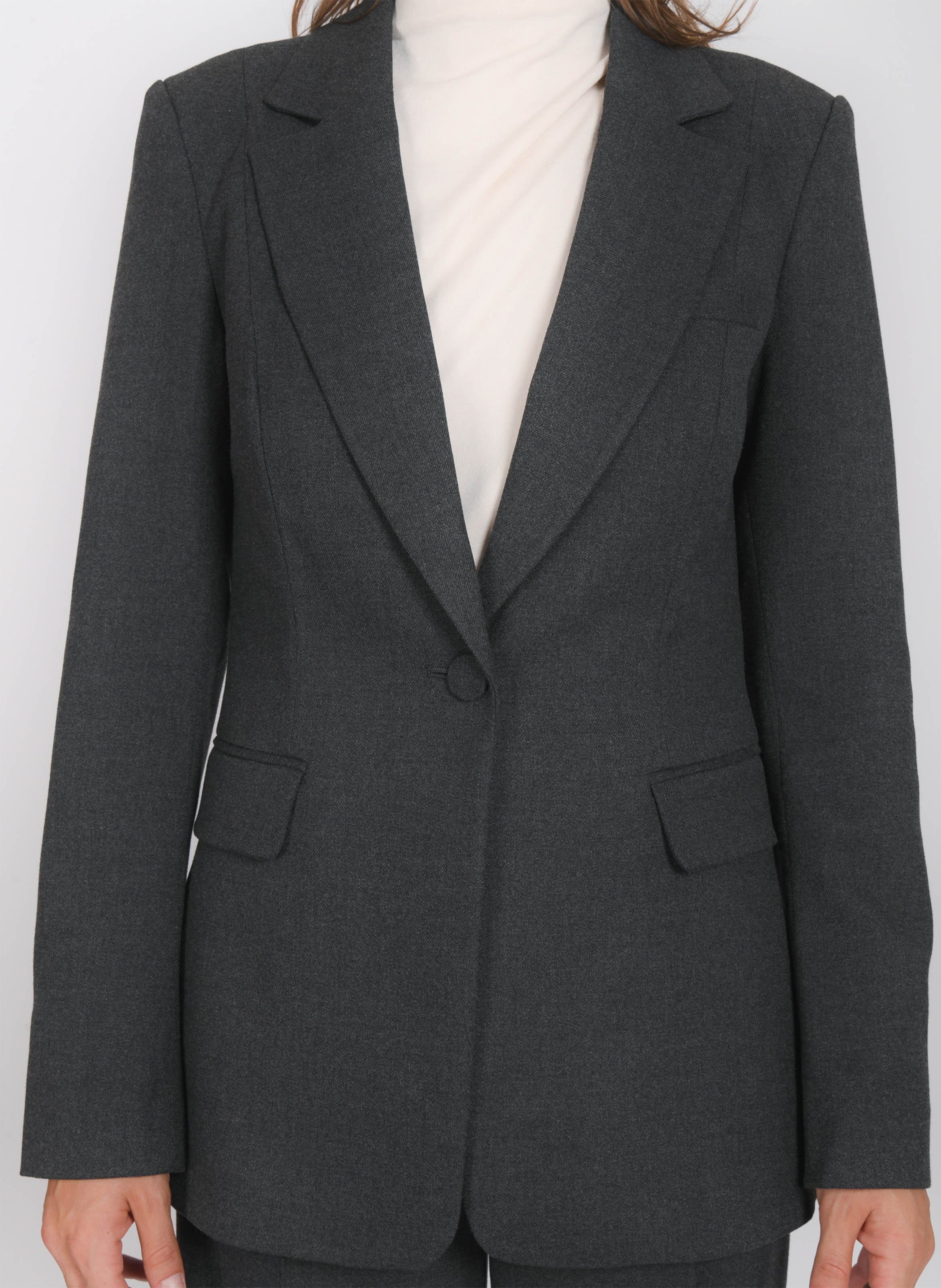 Veste cintrée col taillleur KOOKAI Gris