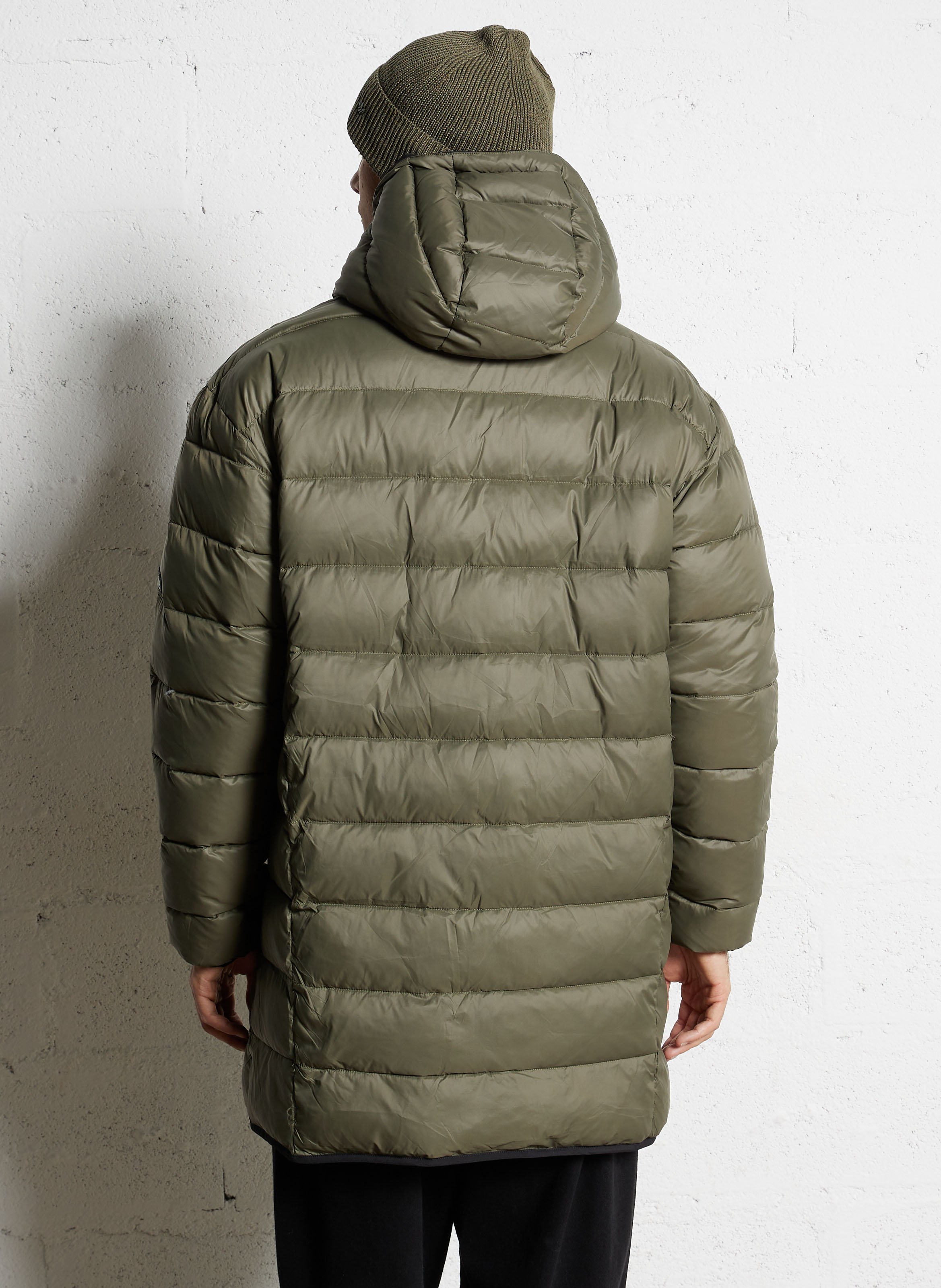 Doudoune longue col montant réversible  FLOTTE Noir