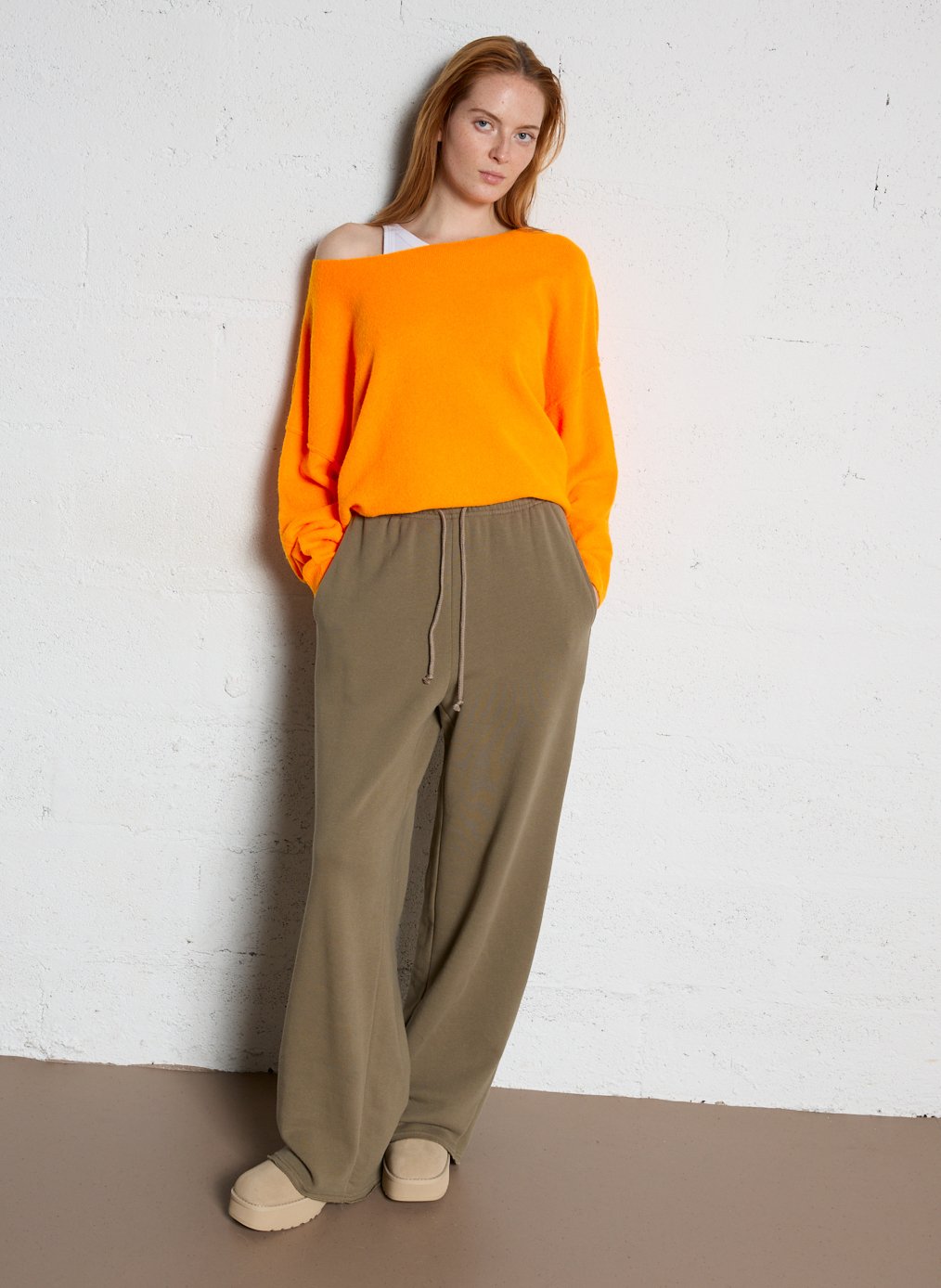 Loose-fit cotton-blend joggers AMERICAN VINTAGE Green