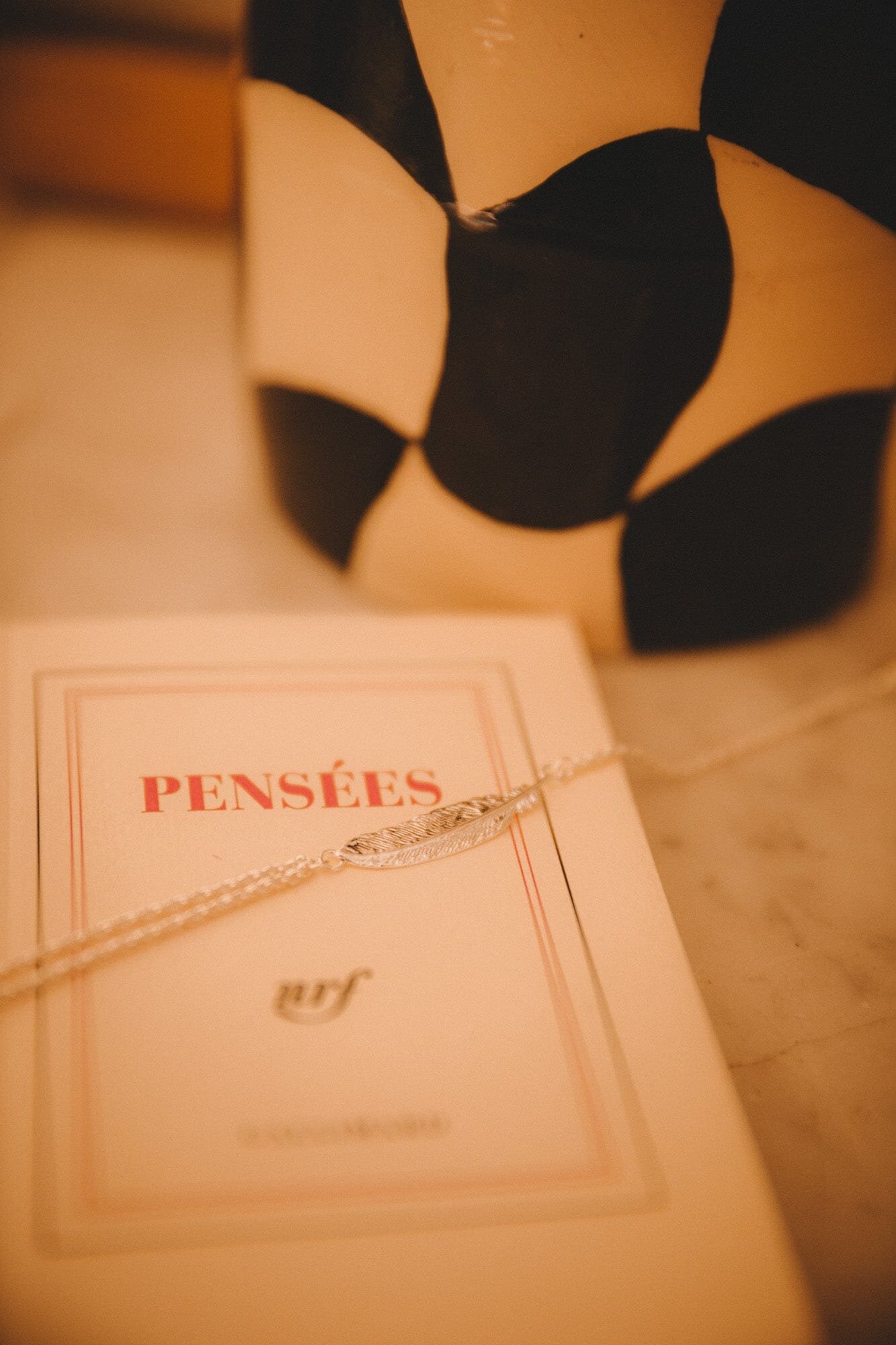 Silver plated feather bracelet MONSIEUR SIMONE Silver