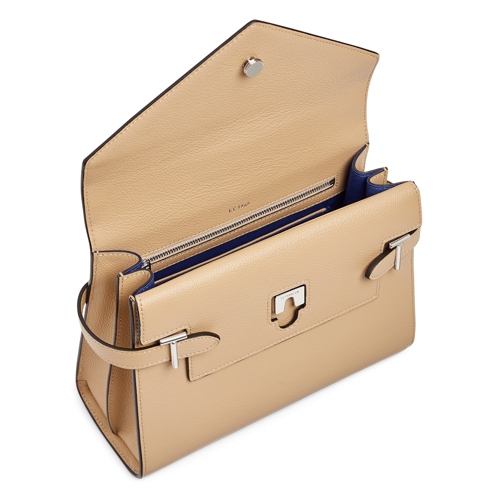 Sac à main en cuir Beige