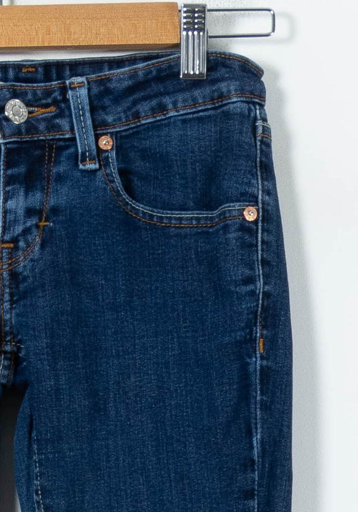 Cropped slim jeans with studs LEVI'S - Seconde main Blue