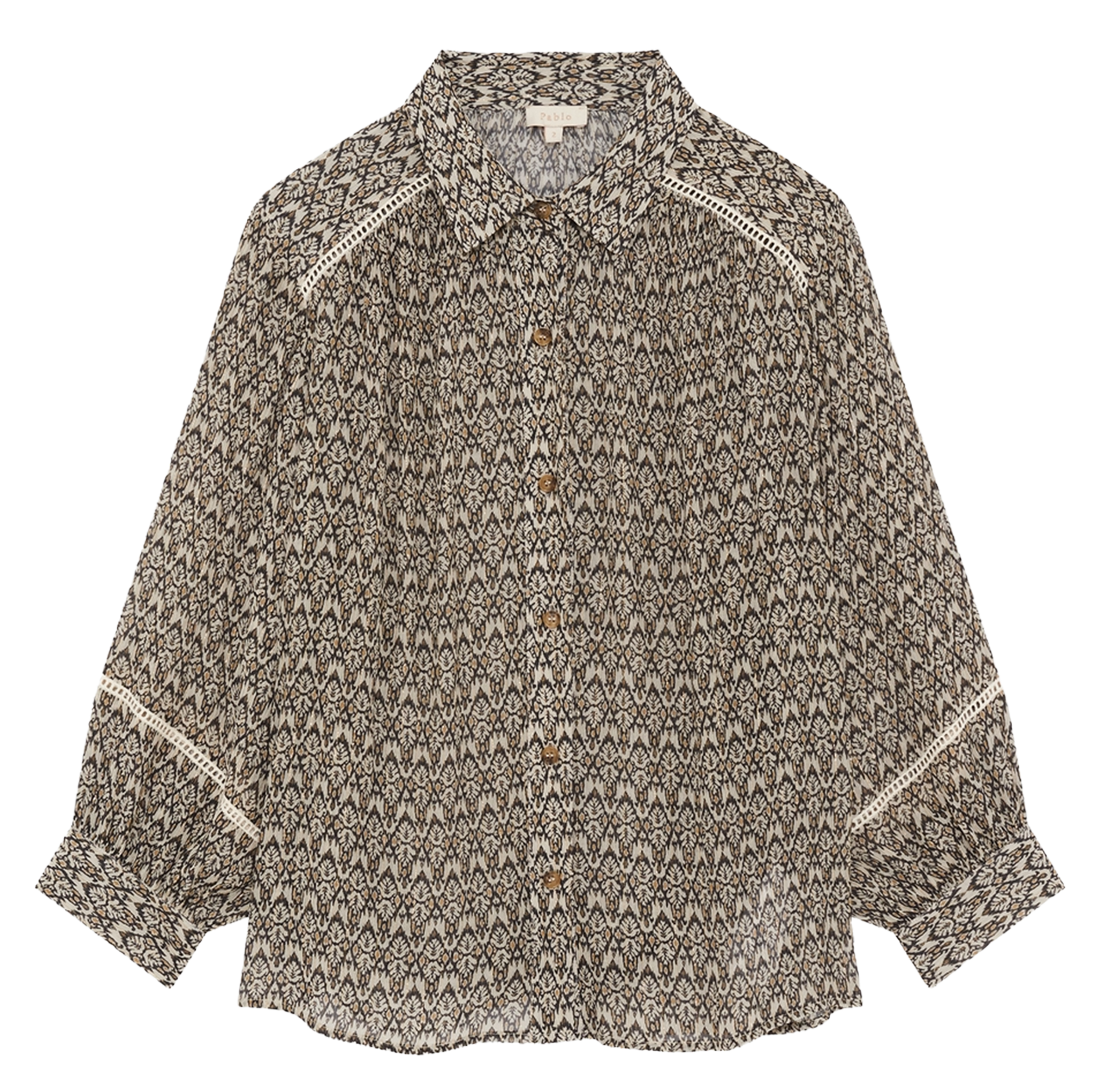 Chemise col classique  PABLO Beige