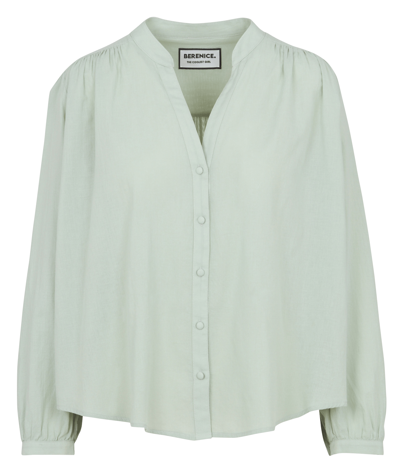 Kurzes Baumwollkleid mit Rundhalsausschnitt BERENICE