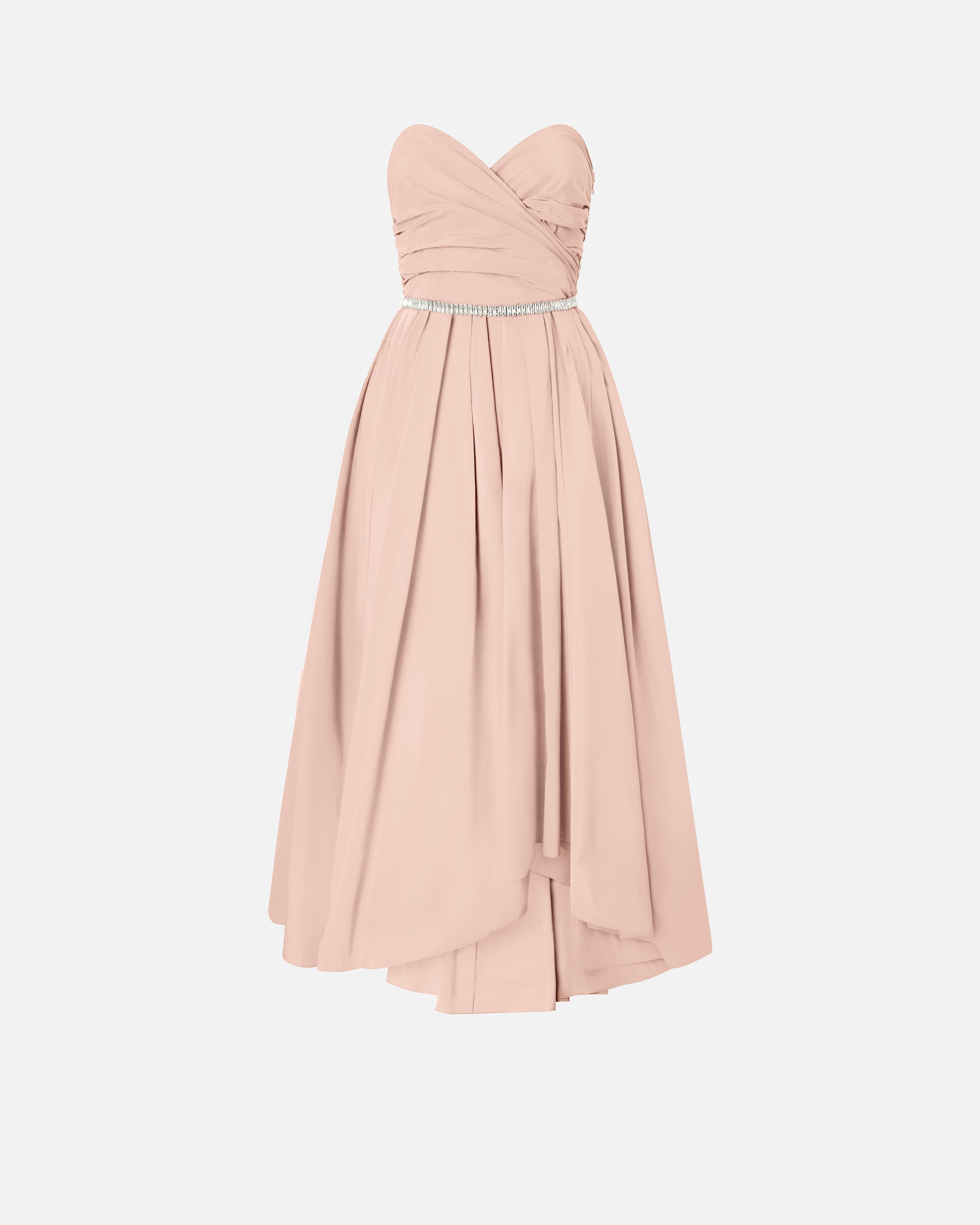 Élégante robe longue avec fine ceinture bijou PINKO Rose