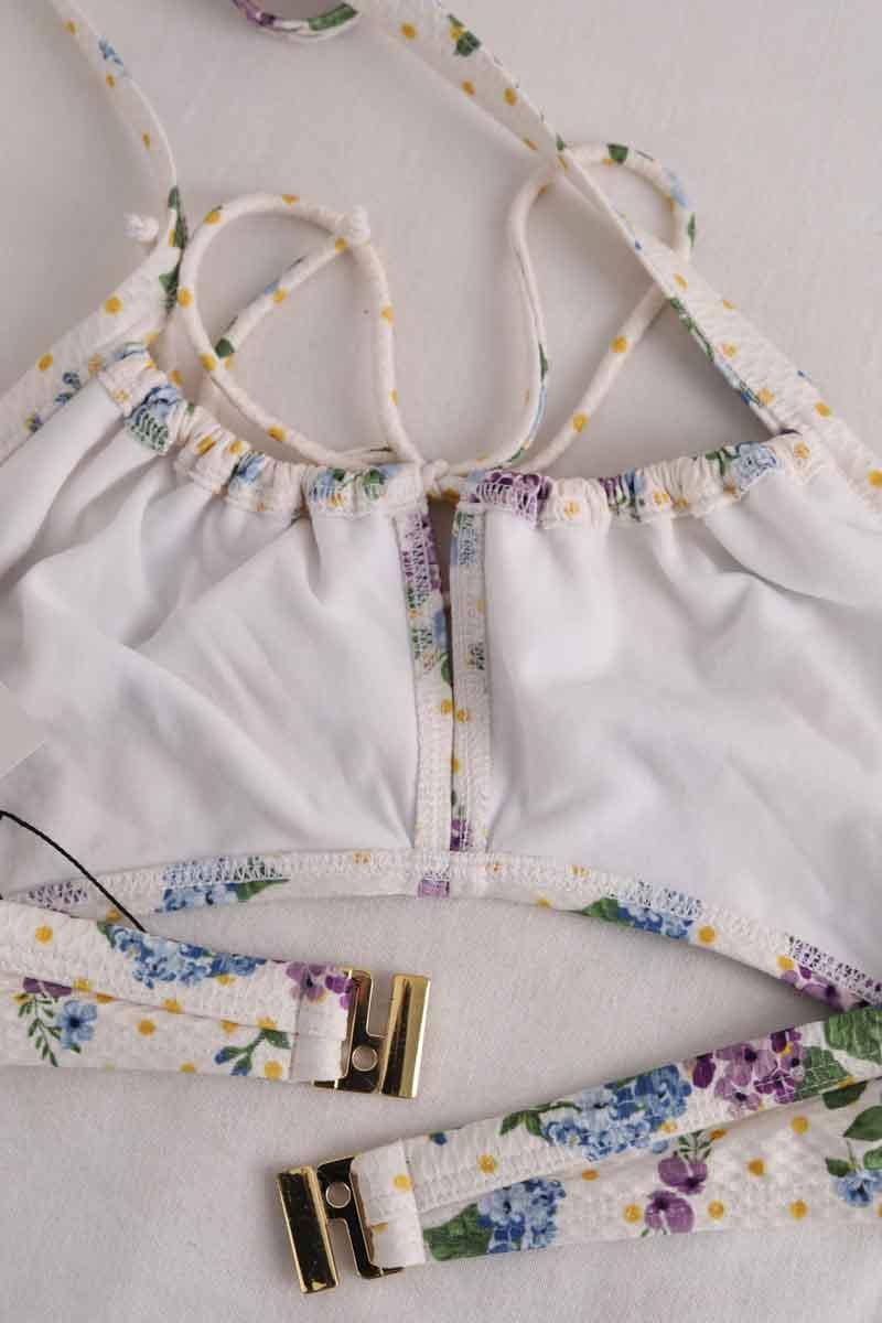 Plain swim shorts ROUJE - Seconde Main White
