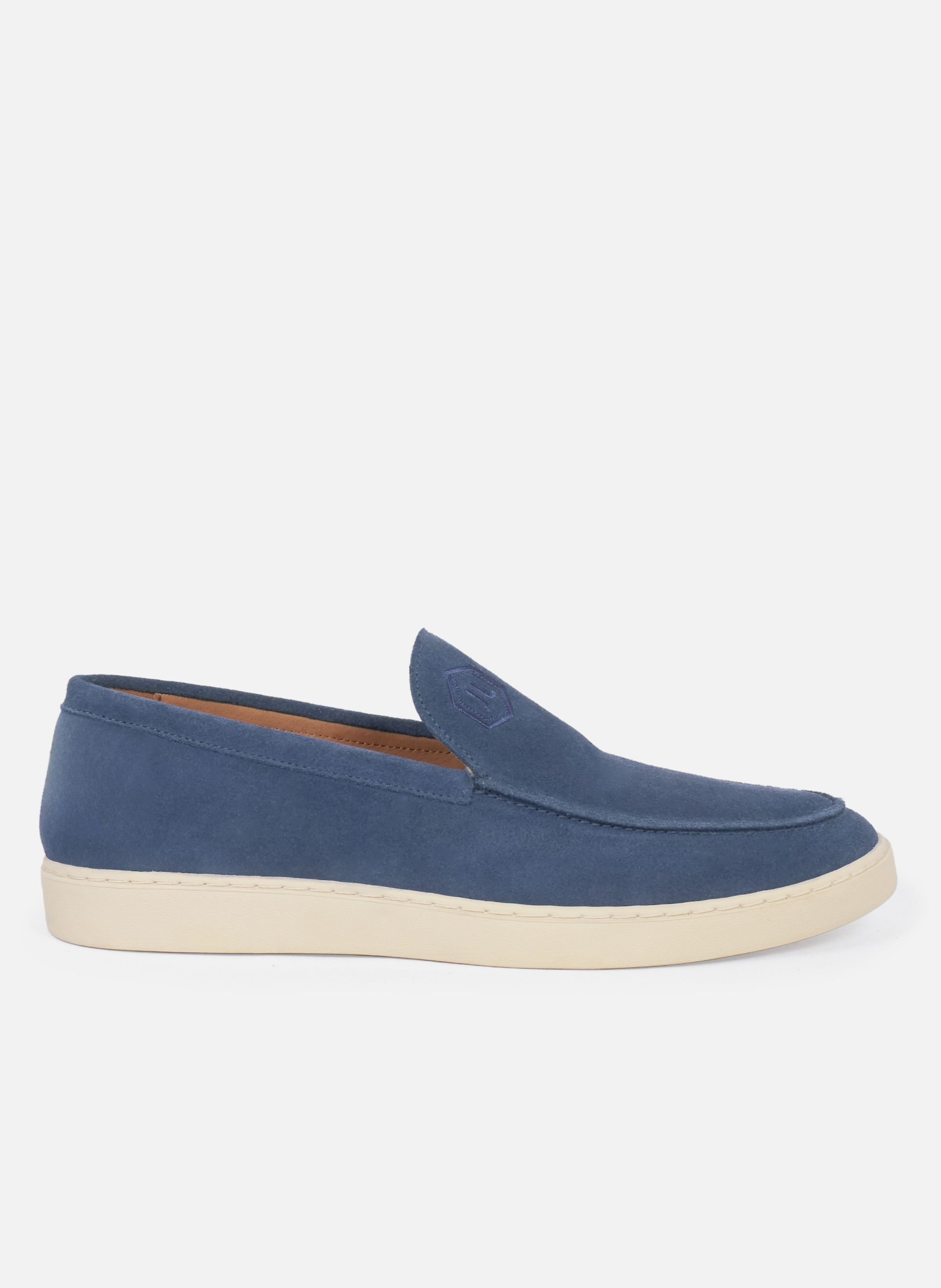 Mocassins hugo cuir daim JULES & JENN Blue