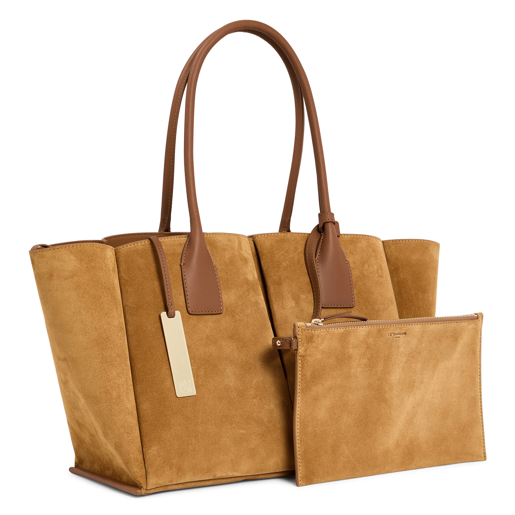 Sac porté épaule en cuir LE TANNEUR Bruin