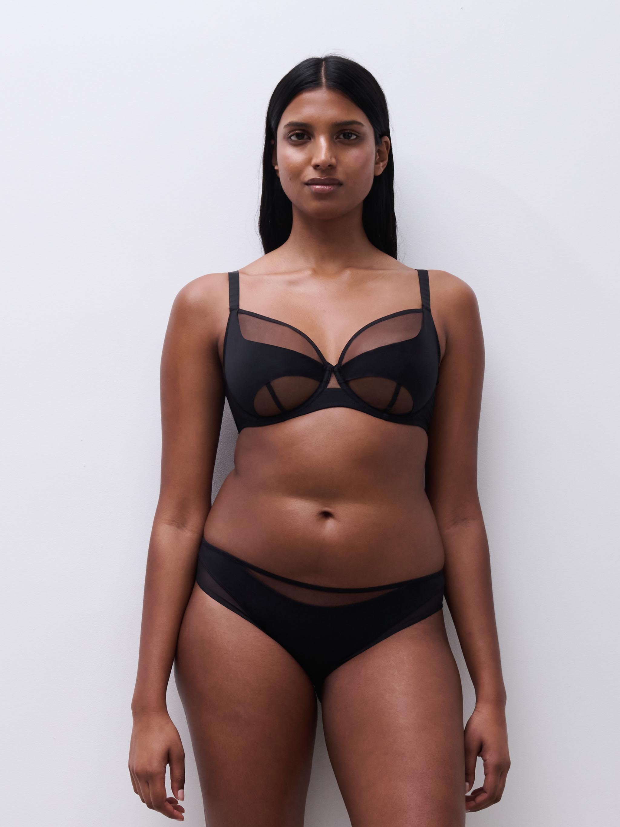 Full-cup bra CHANTELLE PULP Black