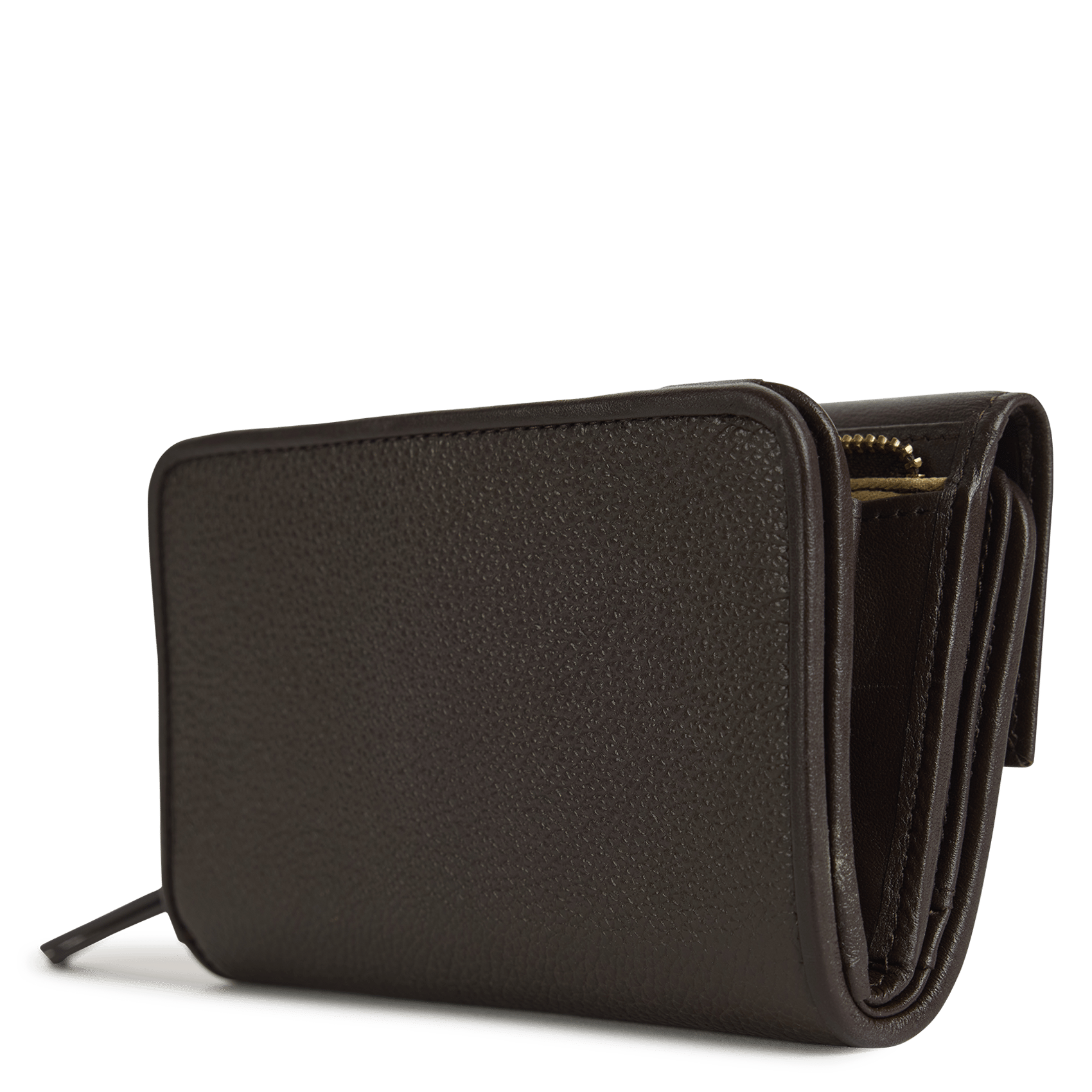 Portefeuille en cuir NAT & NIN Marron