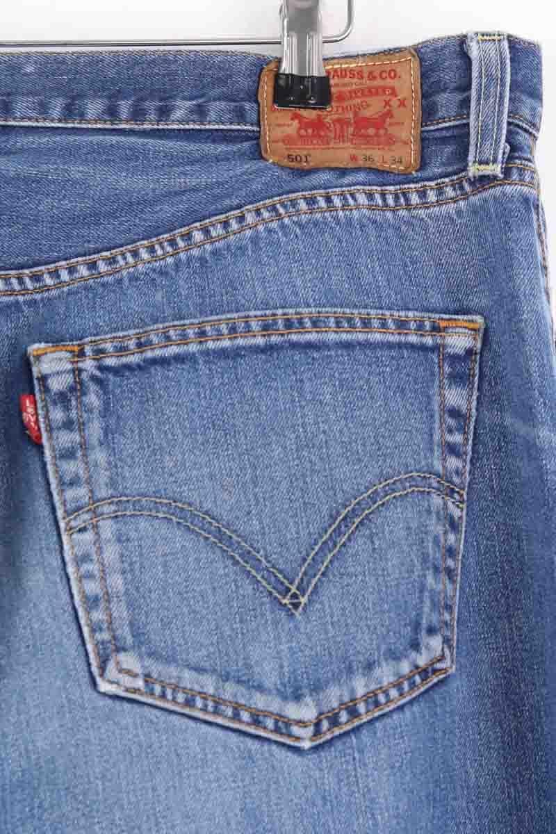 501 straight jeans LEVI'S - Seconde main Blue