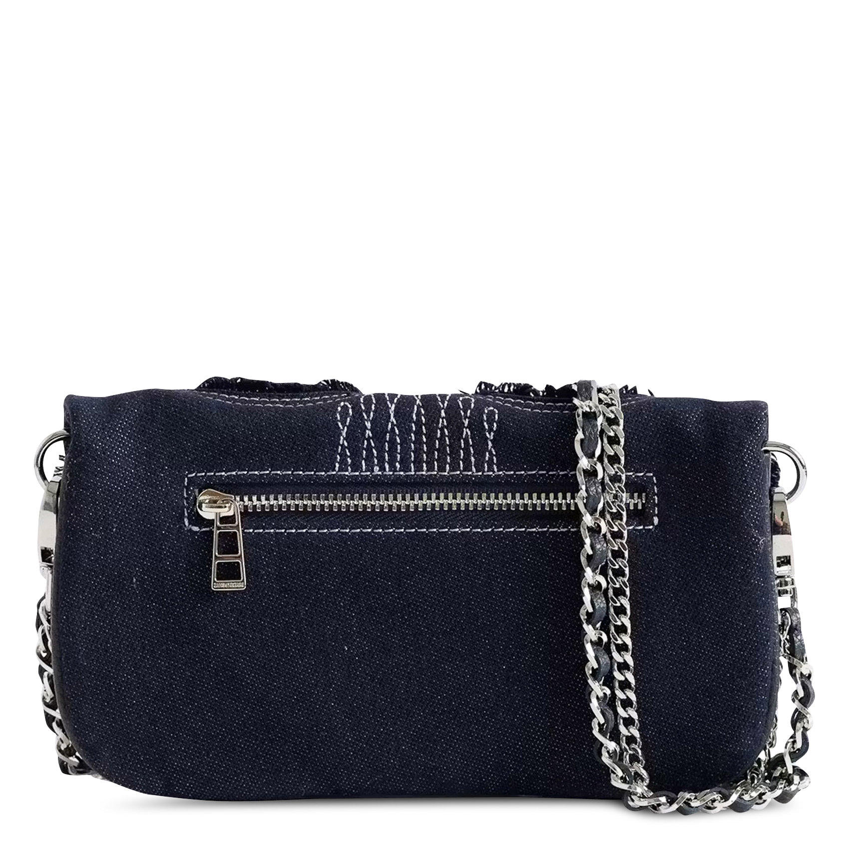 Umhängetasche aus Denim ZADIG&VOLTAIRE Blau