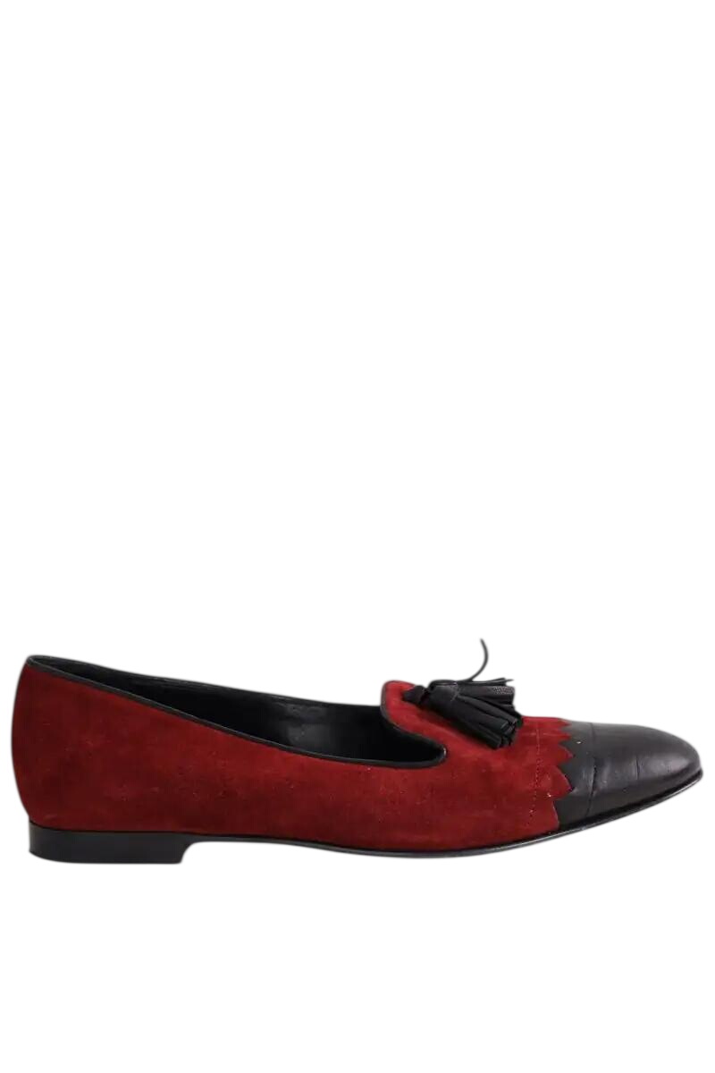 Ballet pumps LONGCHAMP - Seconde Main Red