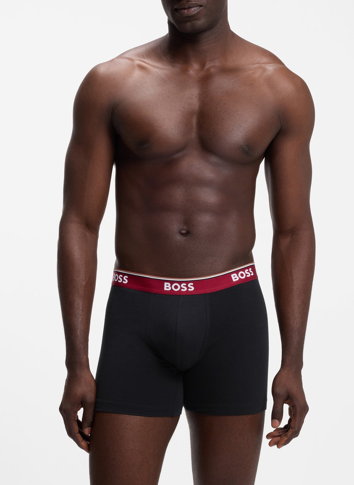 Pack of 3 cotton-blend boxer shorts BOSS Multicolored