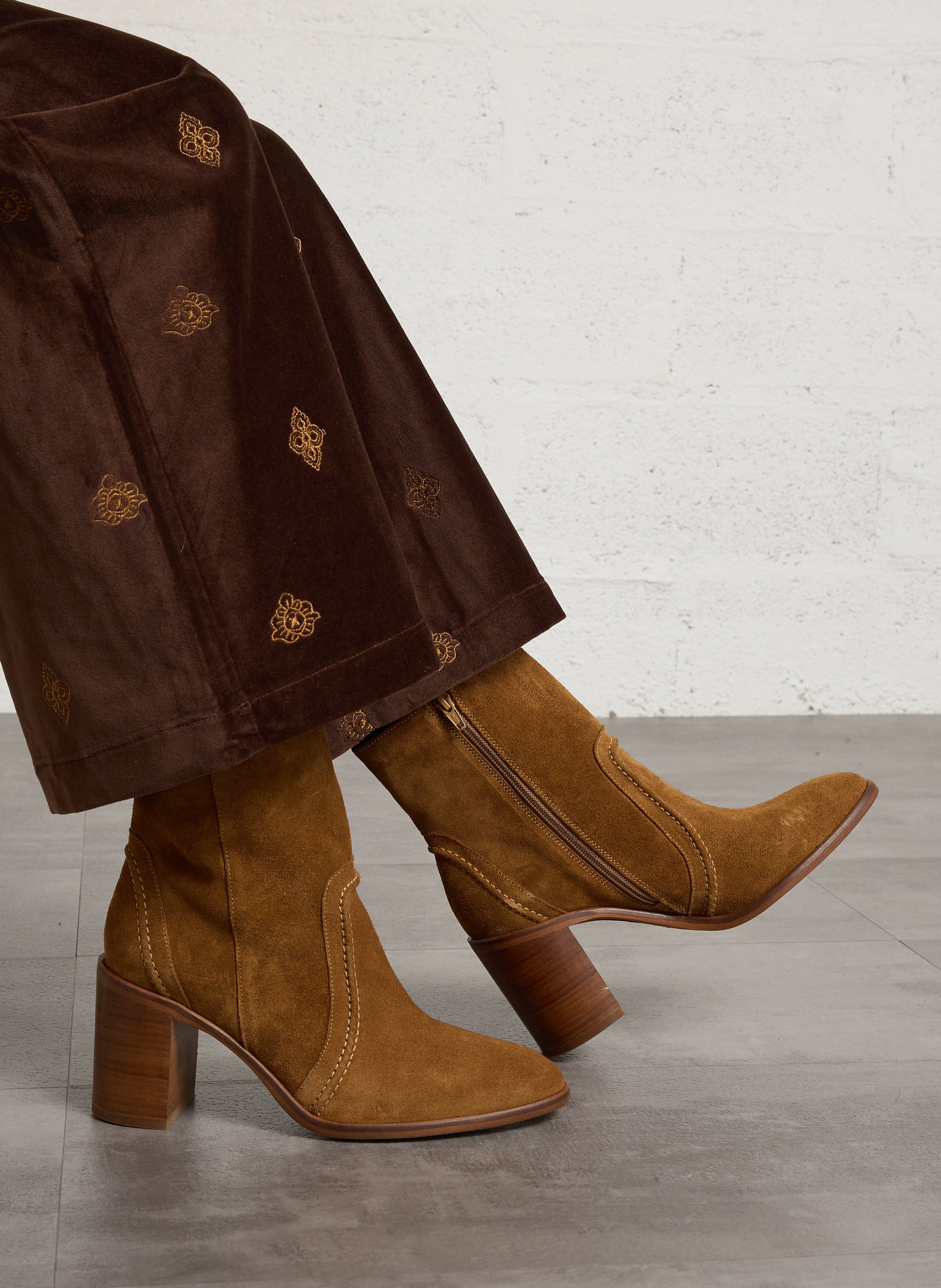 Bottines en cuir MELLOW YELLOW Marron