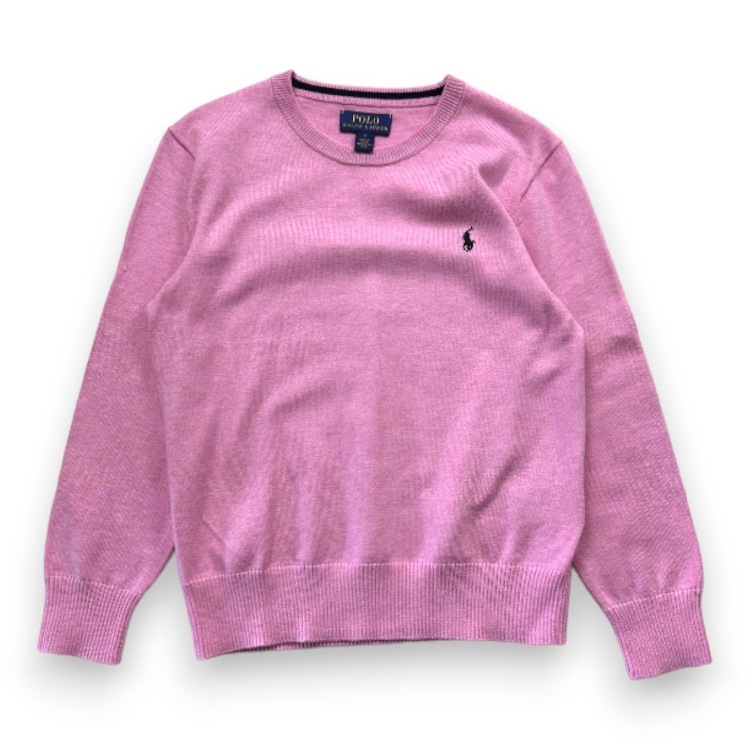 Pink children's sweater - 7 years POLO RALPH LAUREN - Seconde Main Pink