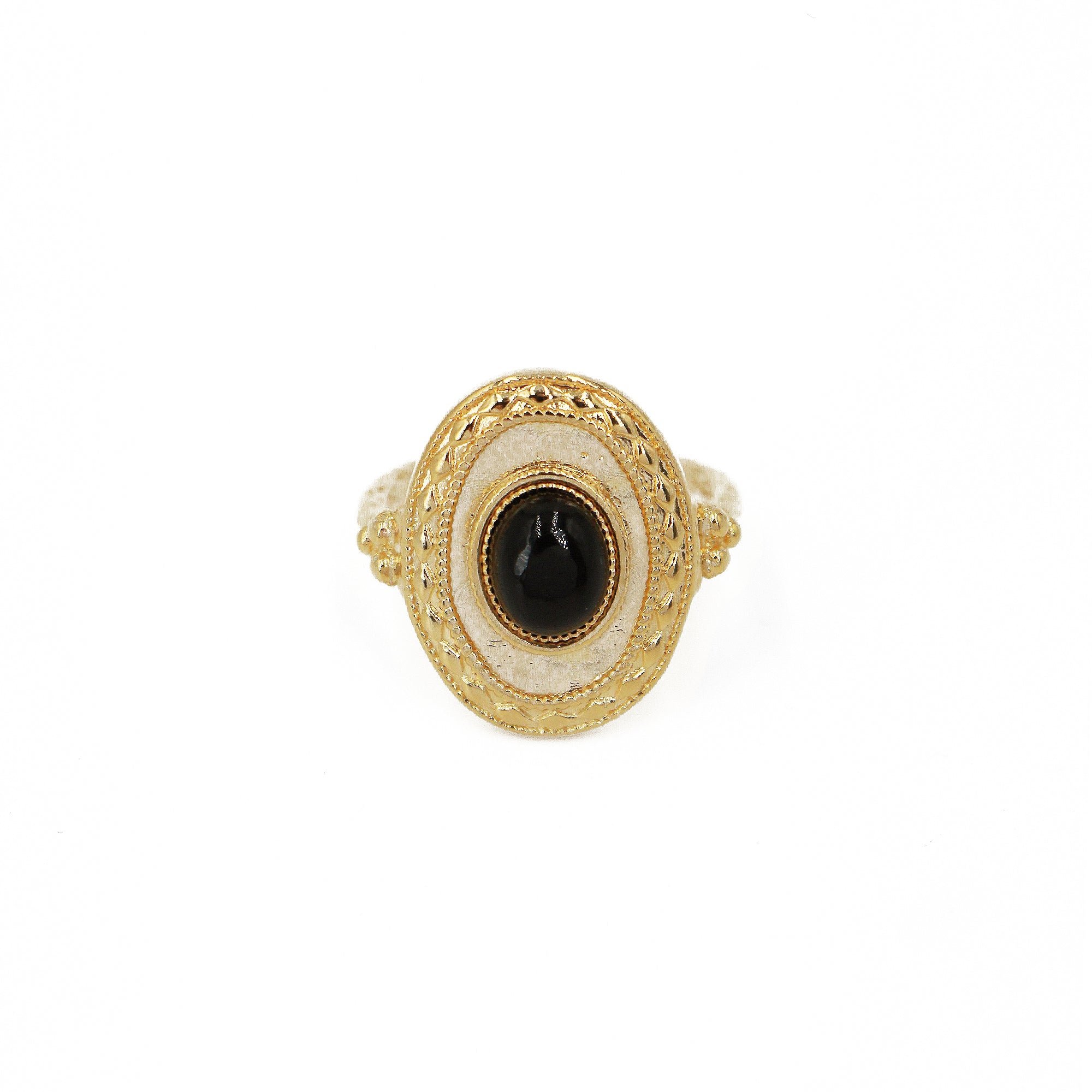 Bague plaqué or kate NILAI Black