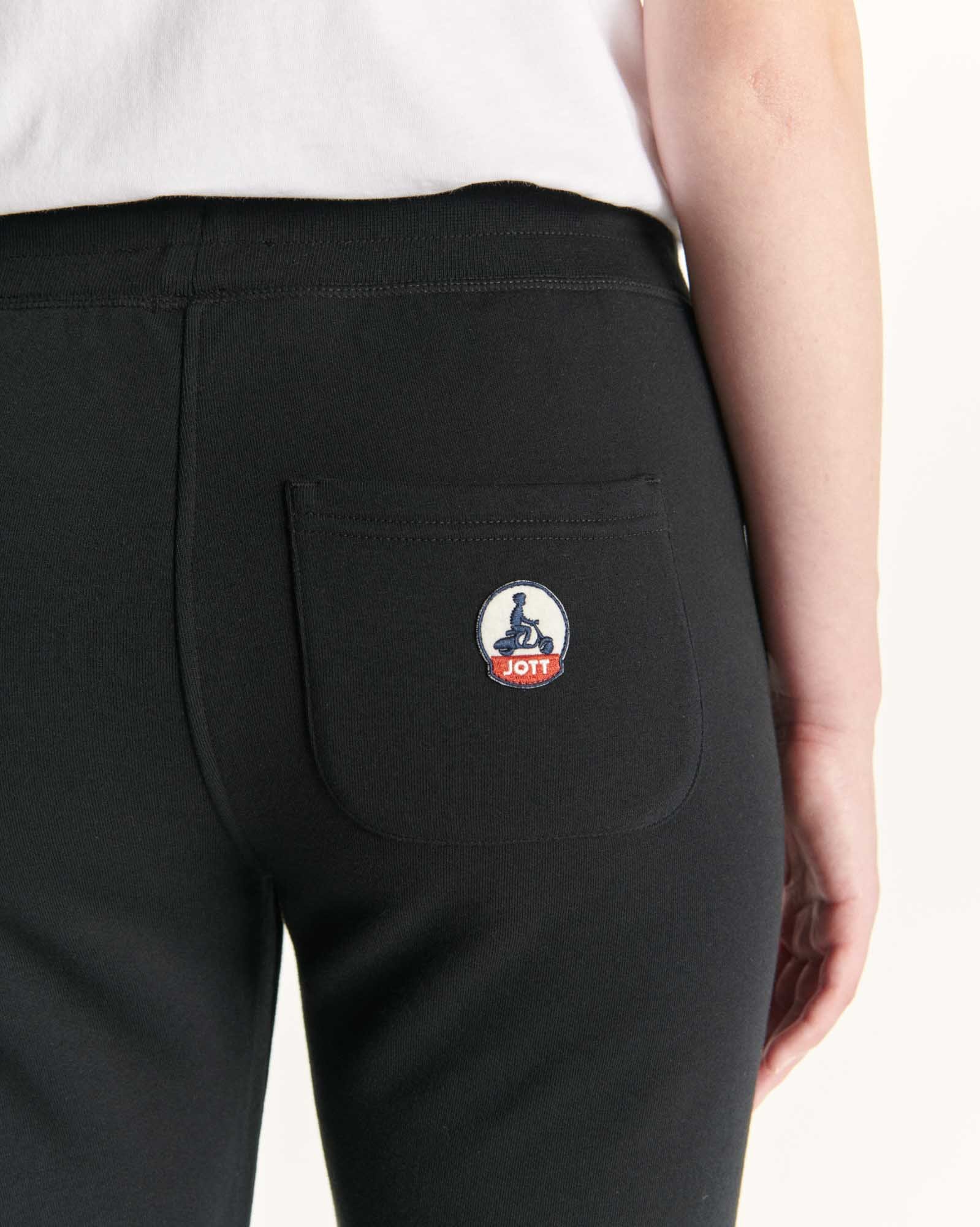 Women's organic cotton Valparaiso sports pants JOTT Black